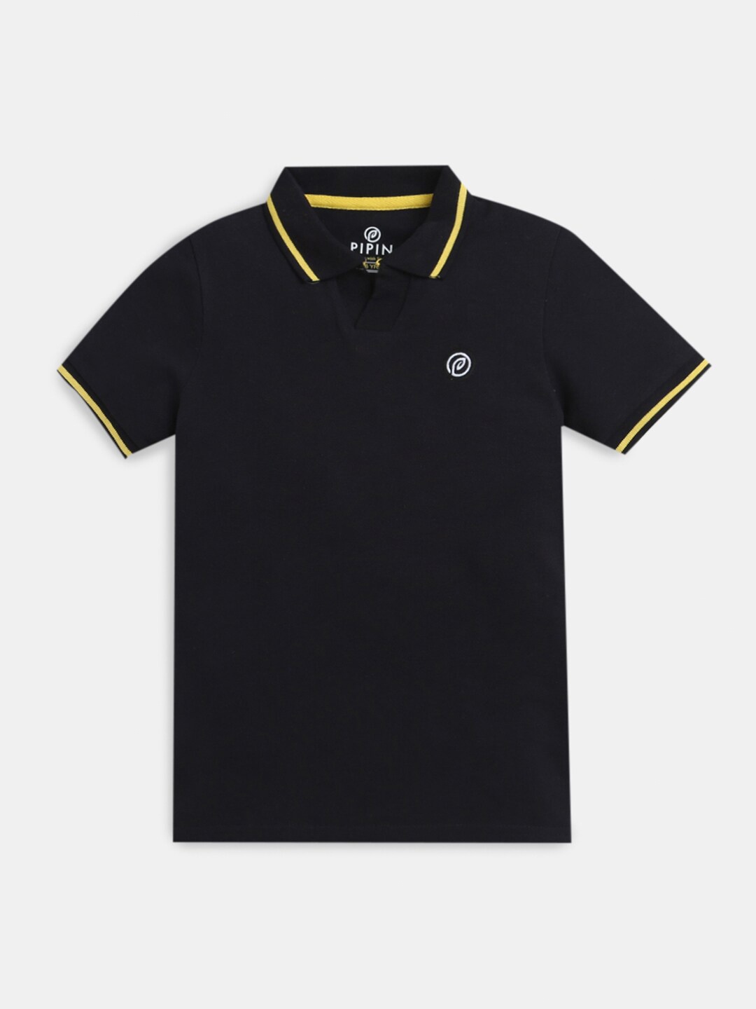 

Hopscotch Boys Blue Polo Collar Cotton T-shirt