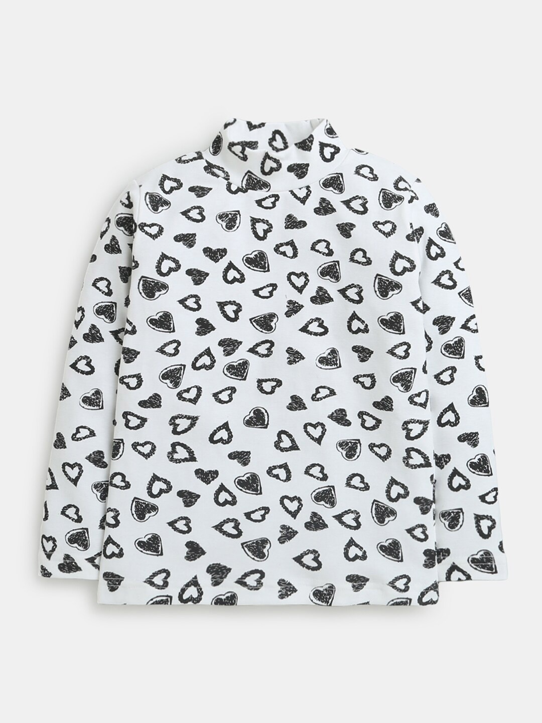 

Hopscotch White & Black Print Top