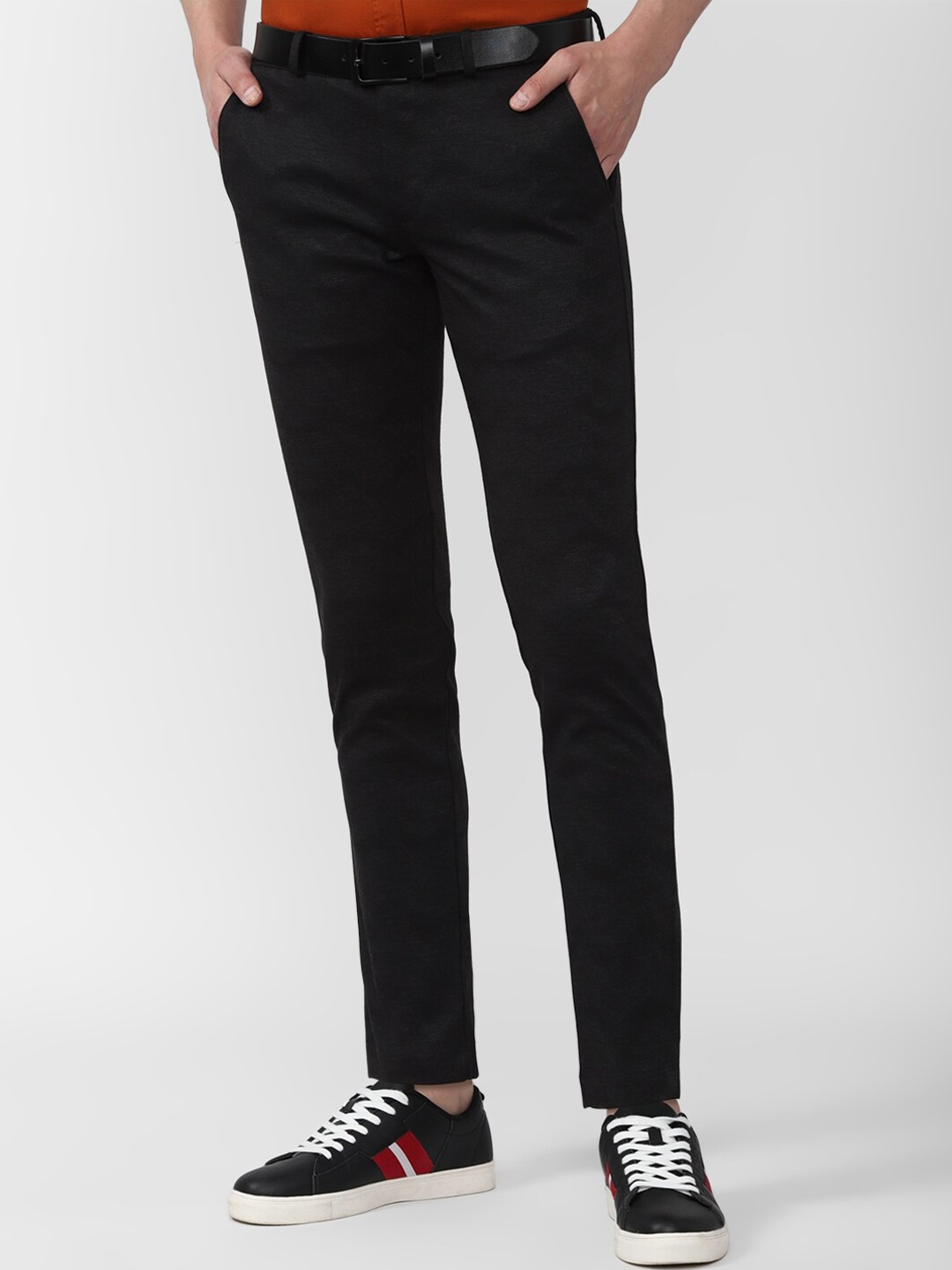 

Van Heusen Sport Men Black Slim Fit Trousers