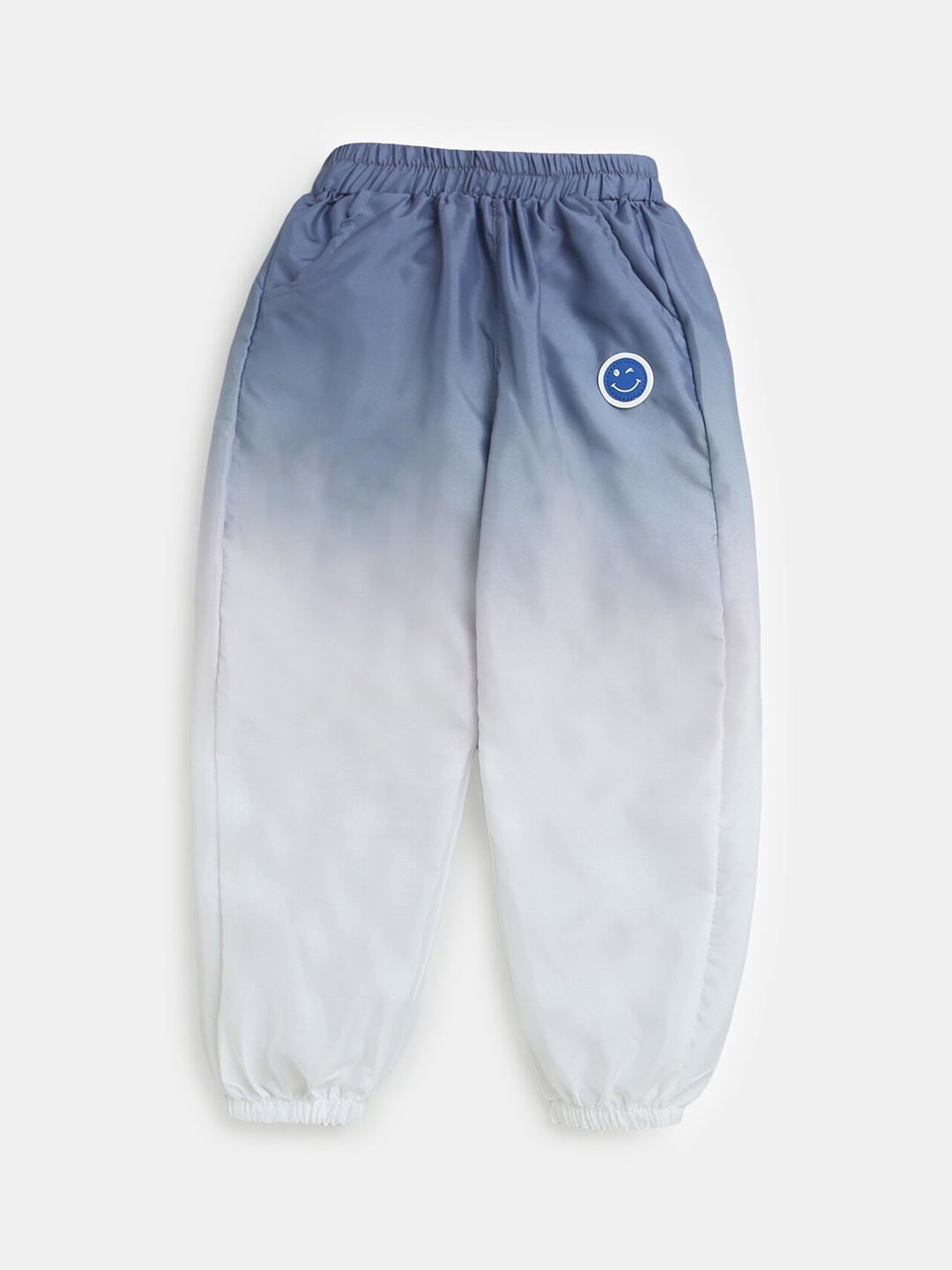 

Hopscotch Boys Grey Solid Joggers