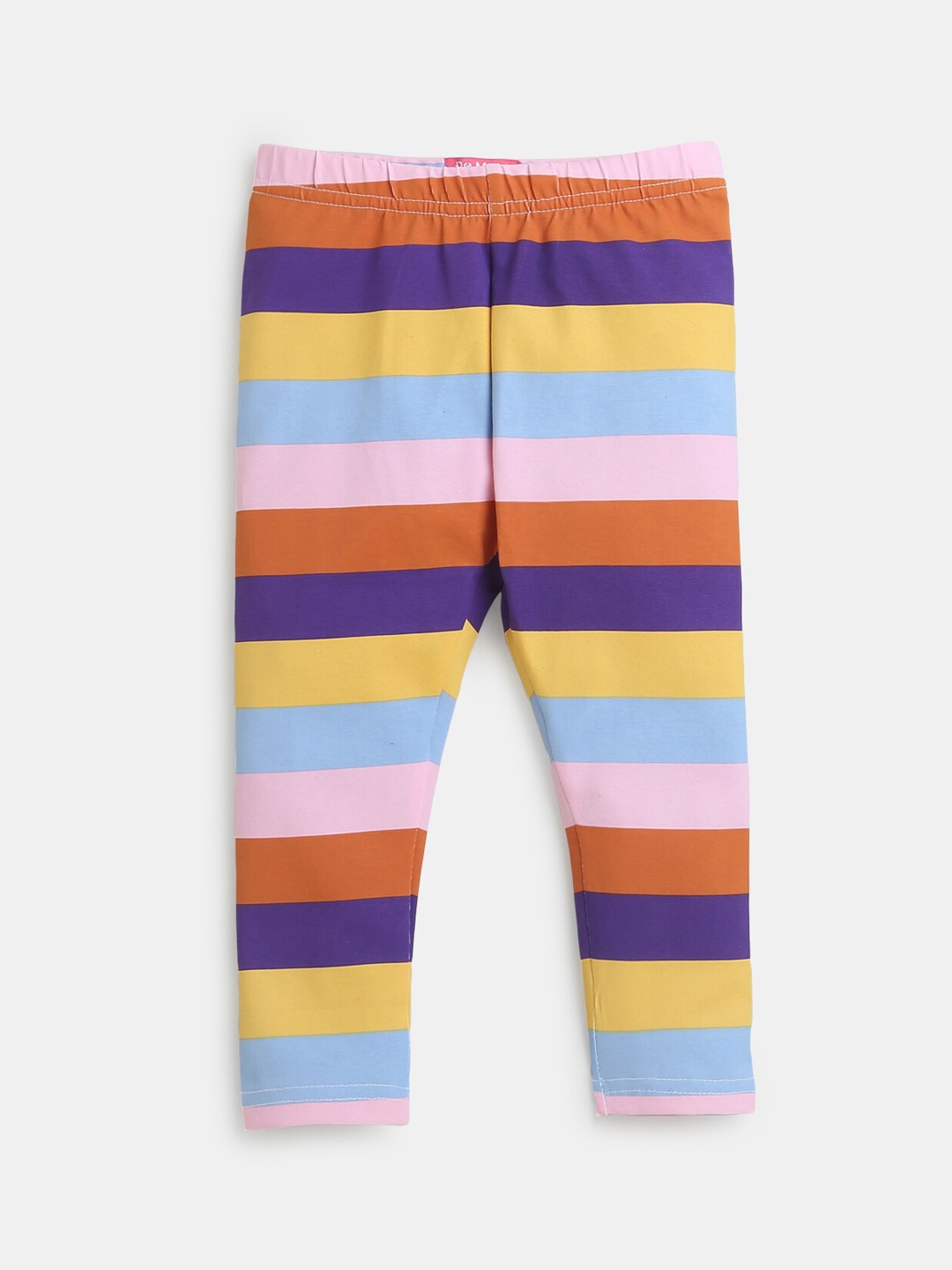 

Hopscotch Girls Pink & Purple Striped Cotton Legging