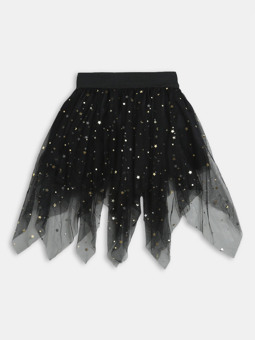 

Hopscotch Girls Black Embellished A-Line Midi Skirts