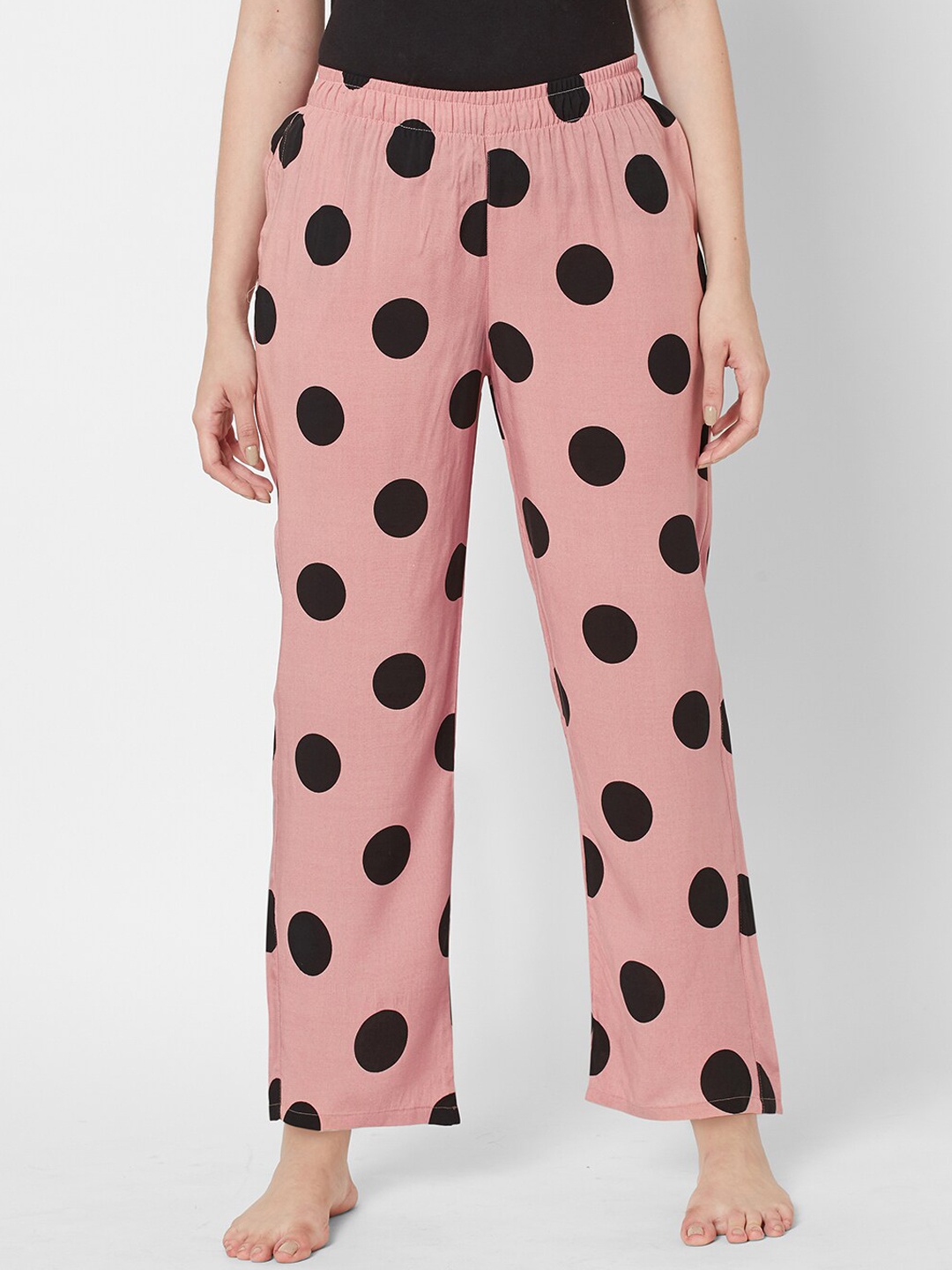 

SDL by Sweet Dreams Women Pink Printed Lounge Pants
