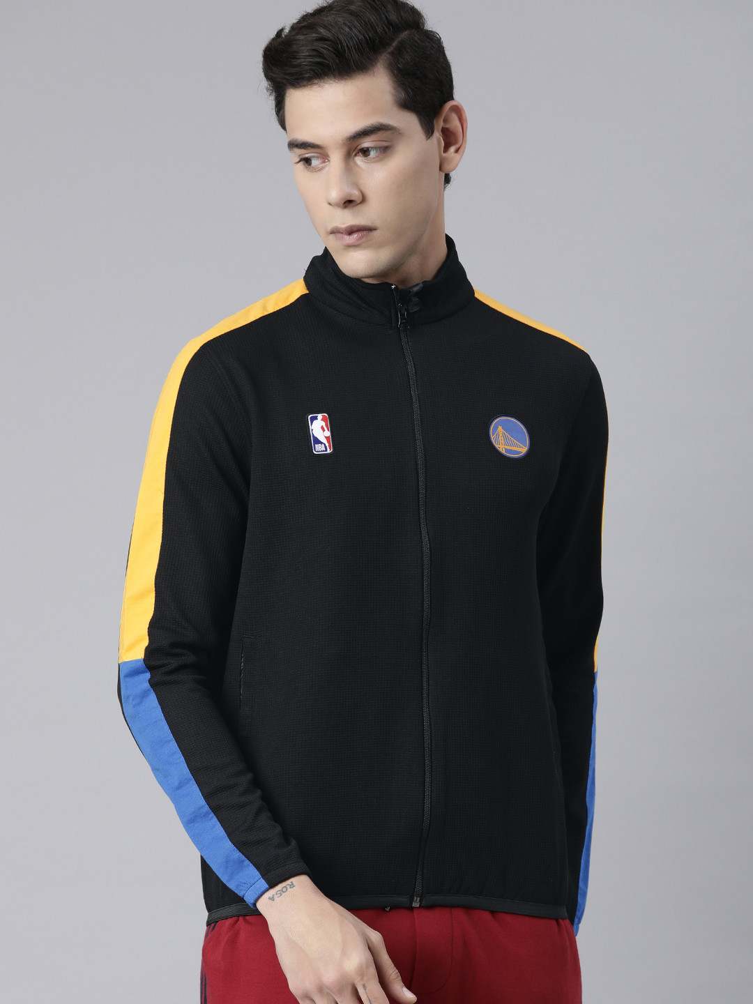 

NBA Men Black Tailored Jacket
