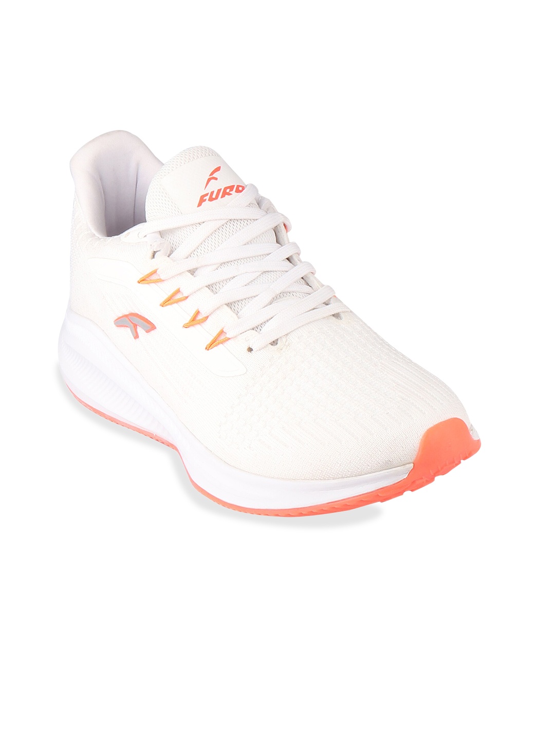 

FURO by Red Chief Men White Mesh Running Non-Marking Sports Shoes