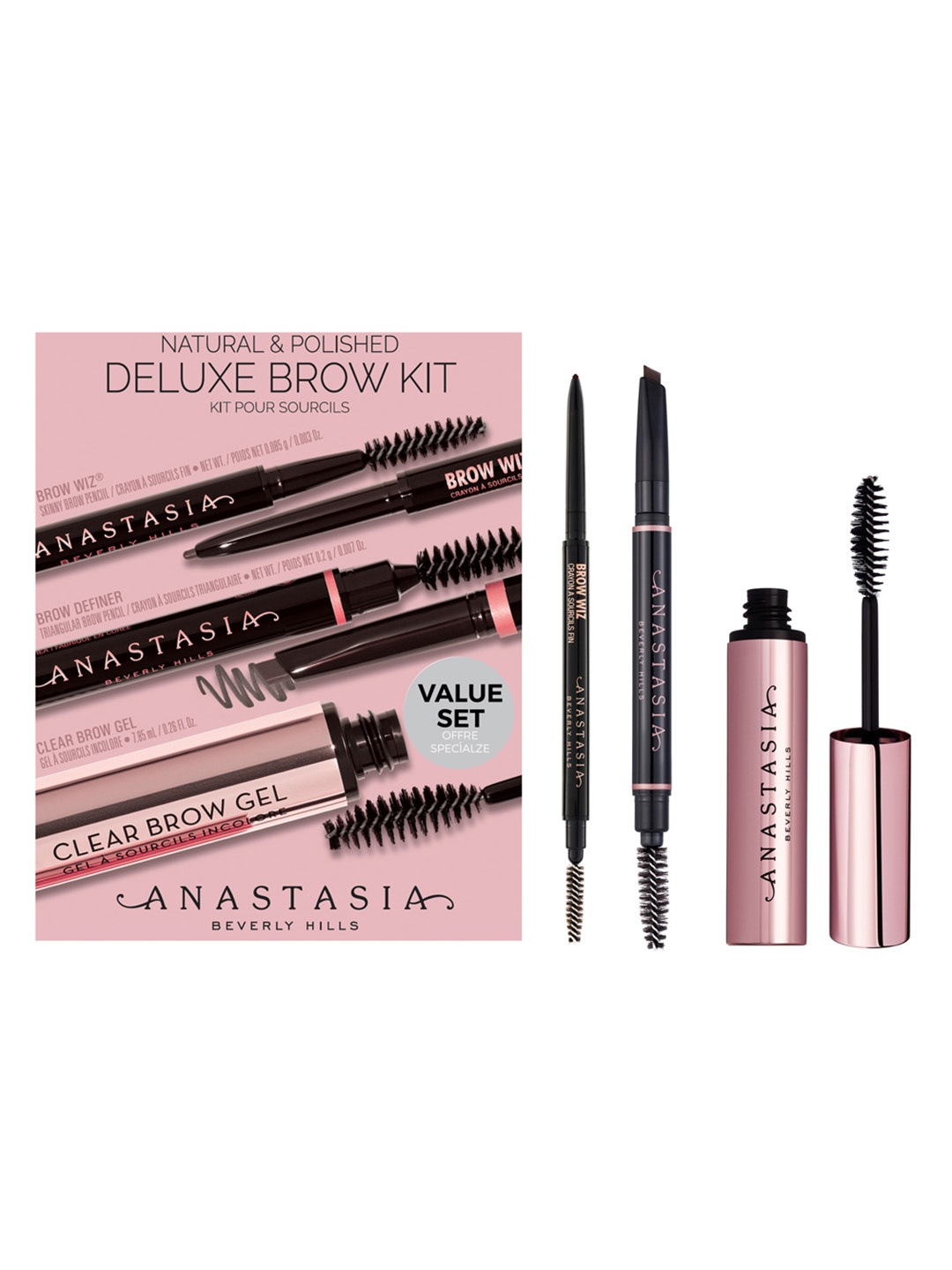 

ANASTASIA BEVERLY HILLS Natural & Polished Kit 8.135 ml - Medium Brown