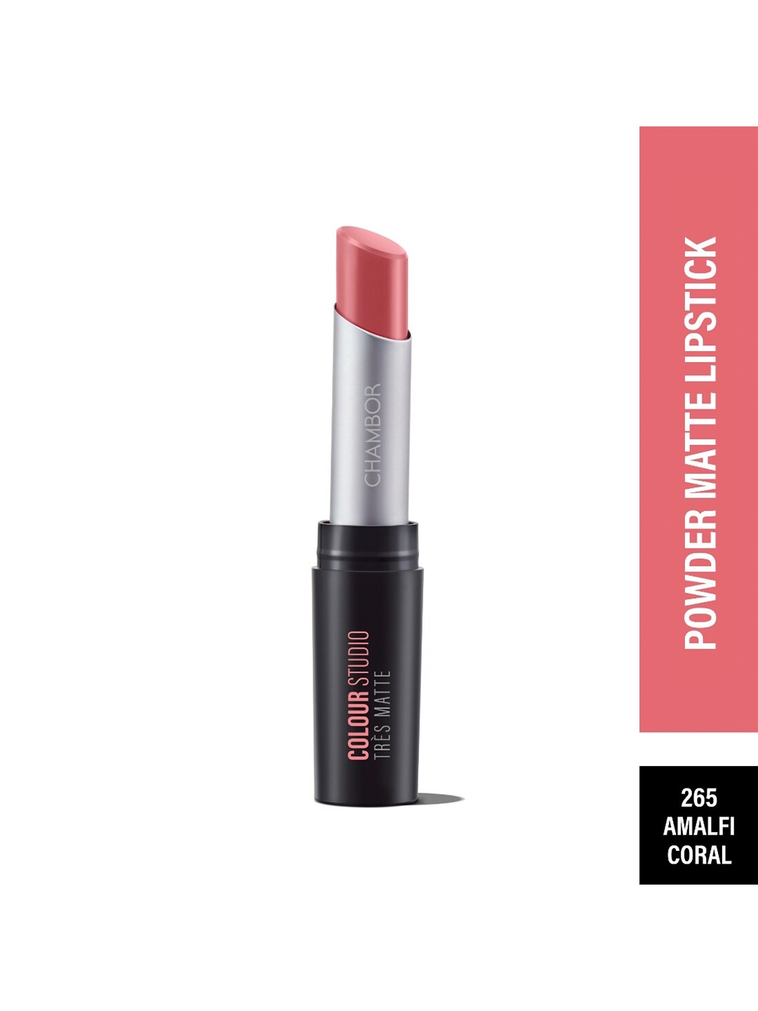

Powdery Matte Glamour Lipstick with SPF 30- Amalfi Coral 265, Orange