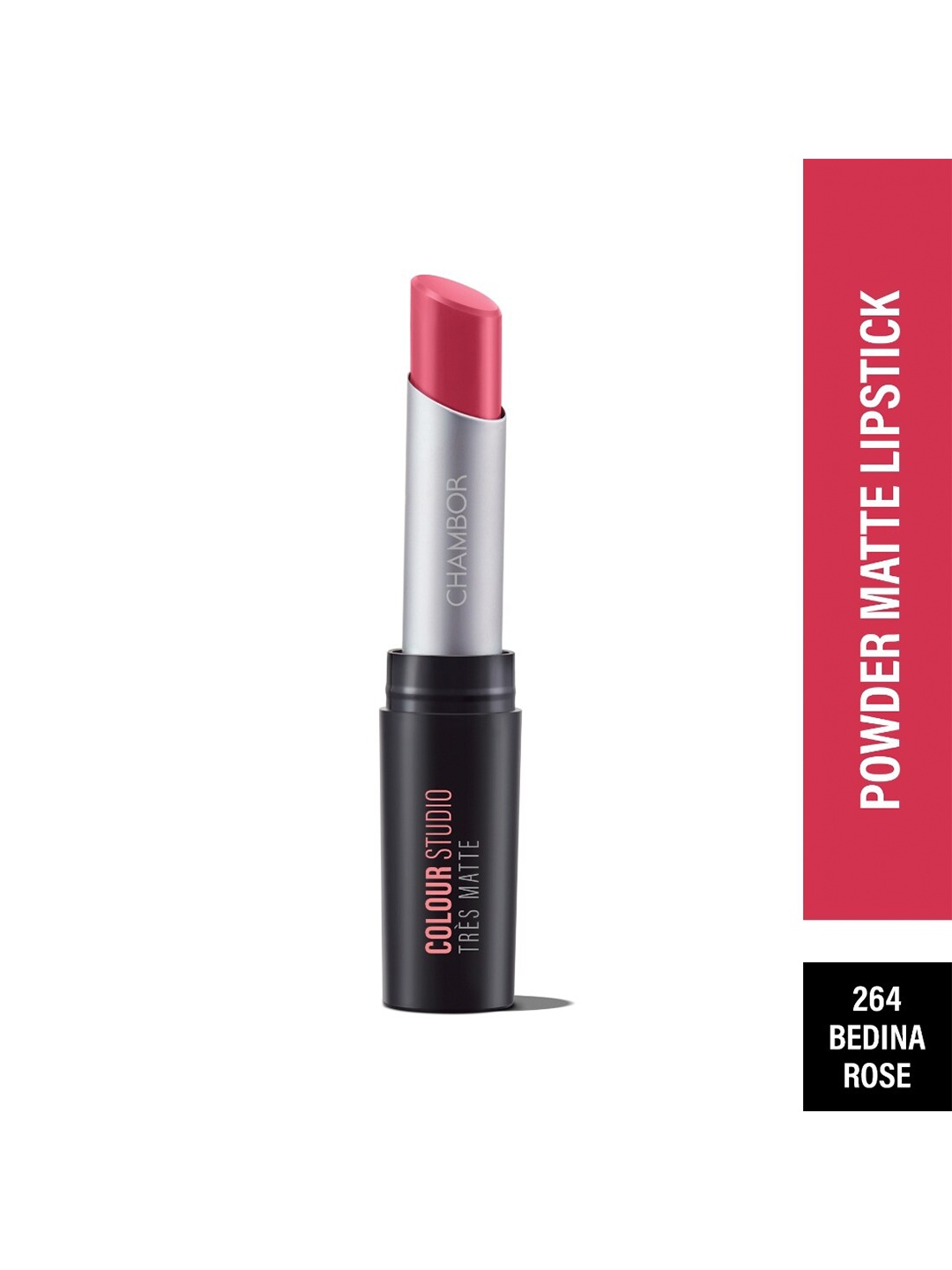 

Powdery Matte Glamour Lipstick with SPF 30- Bedina Rose 264, Orange