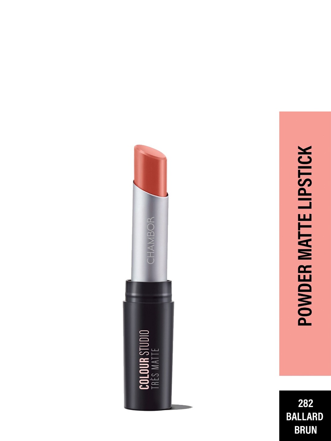 

Powdery Matte Glamour Lipstick with SPF 30 -Ballard Brun 282, Beige