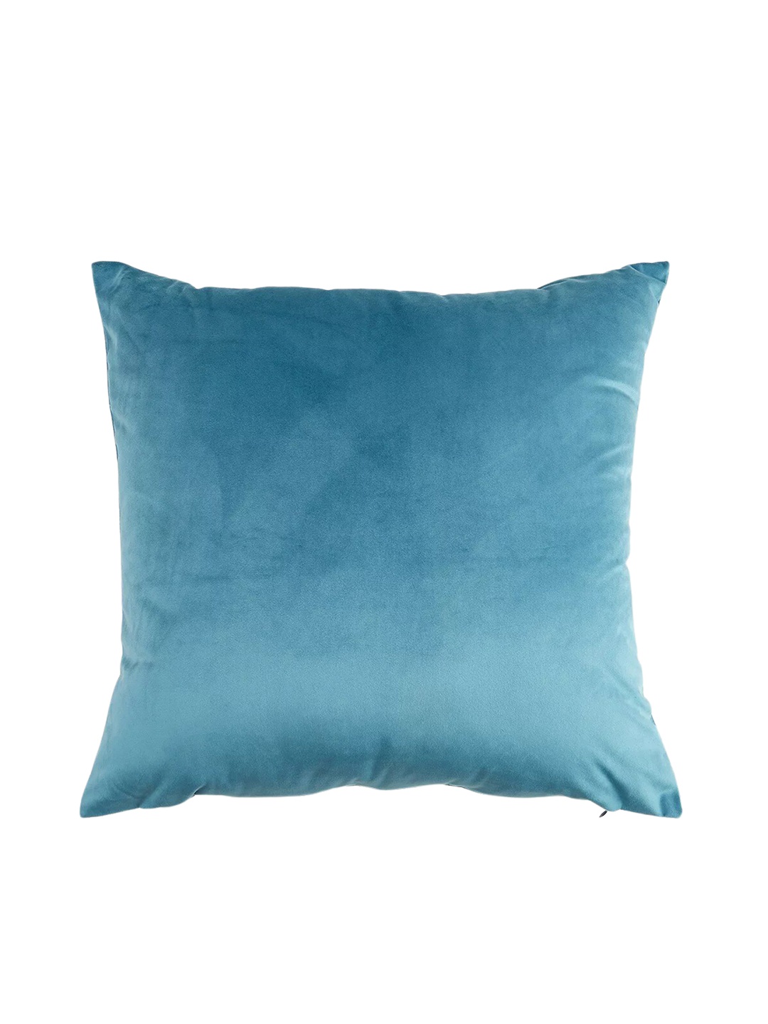 Marks & Spencer Blue Solid Velvet Floor Cushion