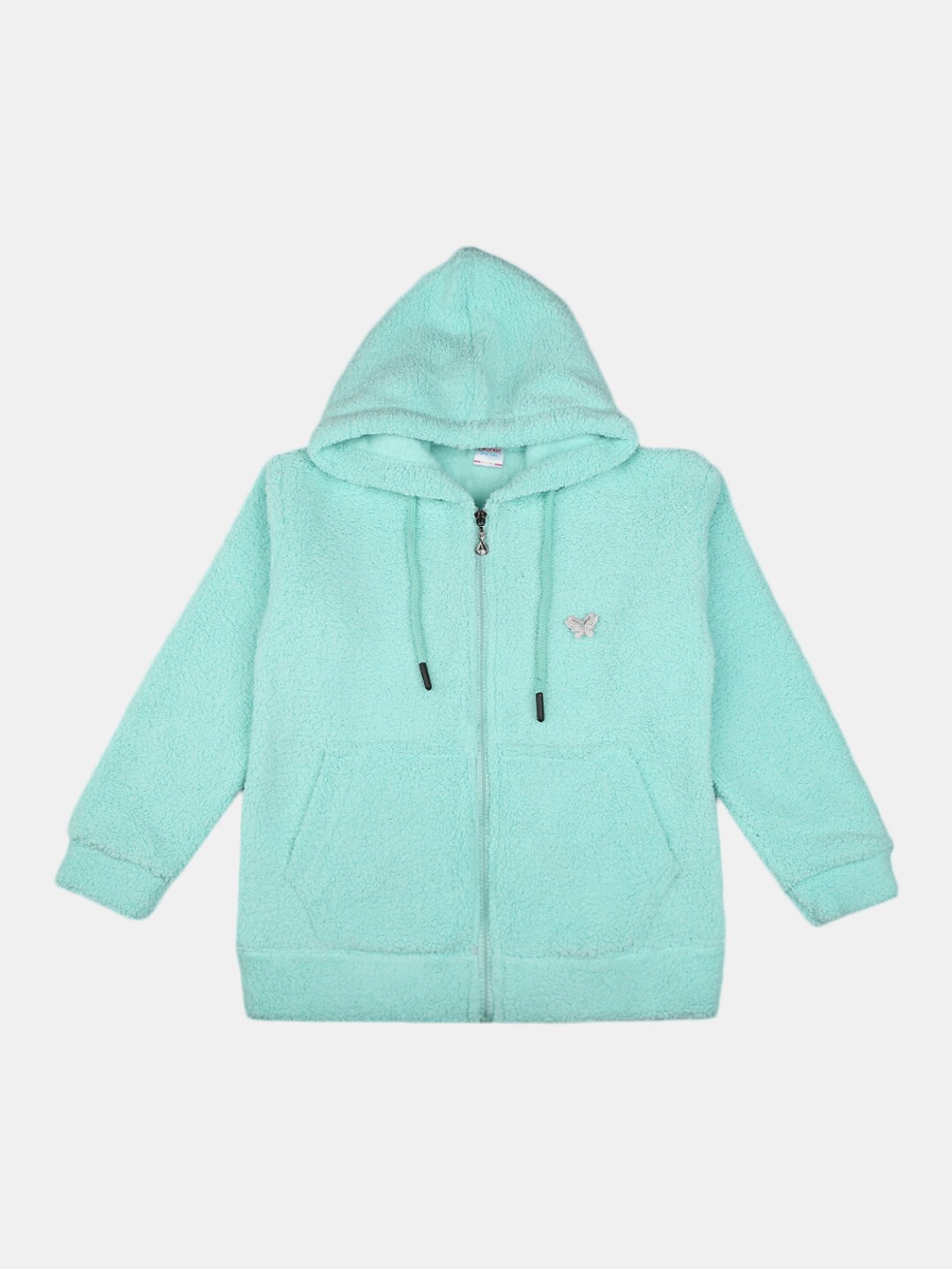 

V-Mart Girls Sea Green Hooded Sweatshirt