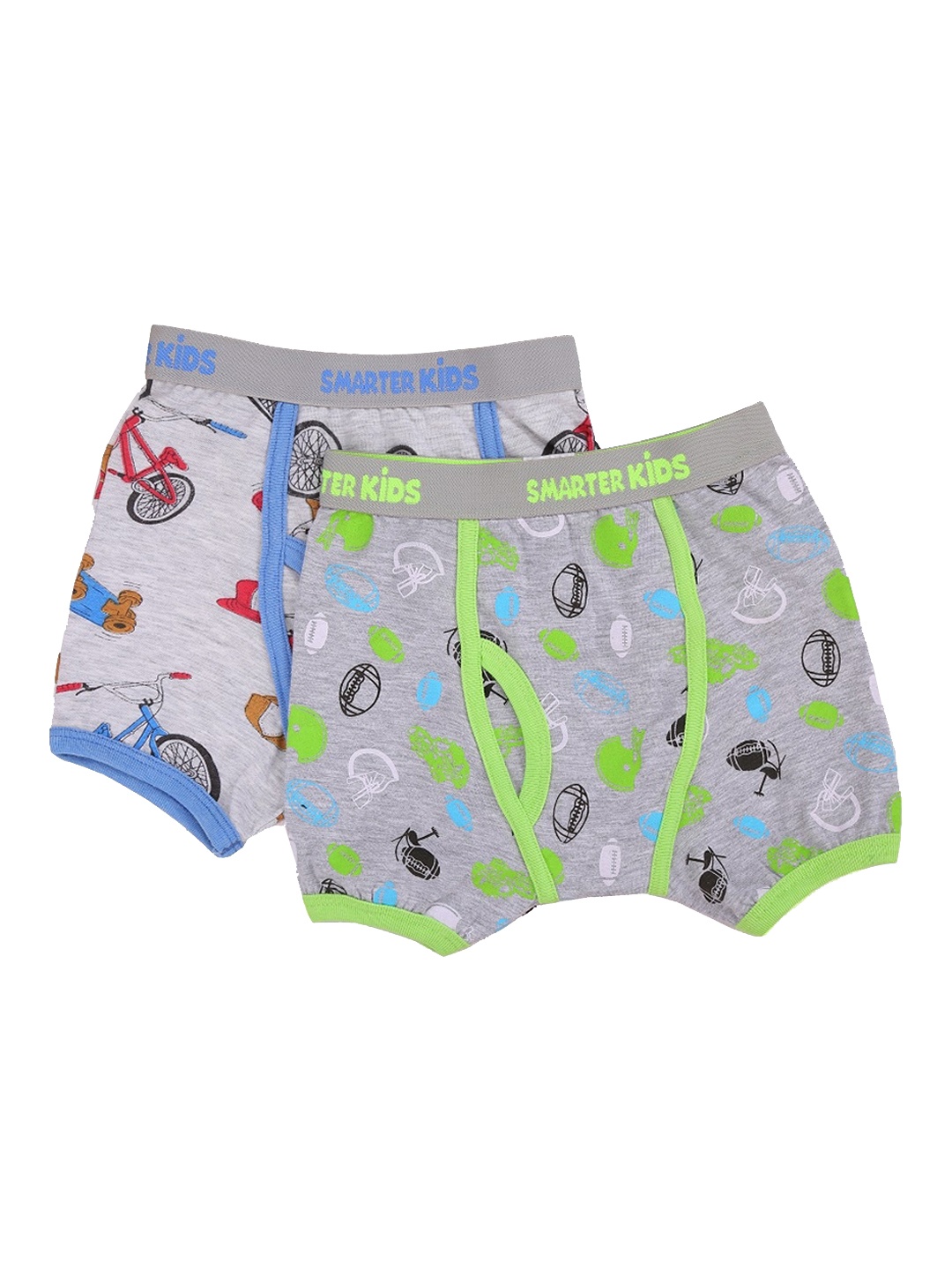 

SMARTERKIDS Boys Pack of 4 Assorted Printed Cotton Trunk