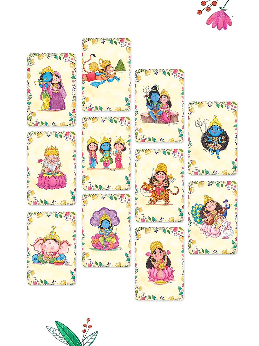 

happywagon Kids Beige Oh My God Flashcards Learning and Development Toys