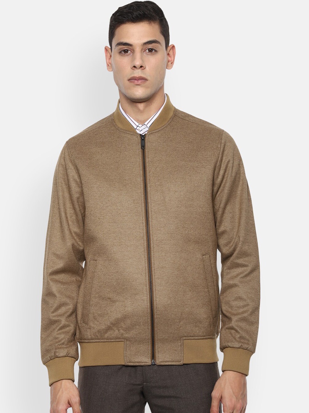 

Van Heusen Men Brown Bomber Jacket