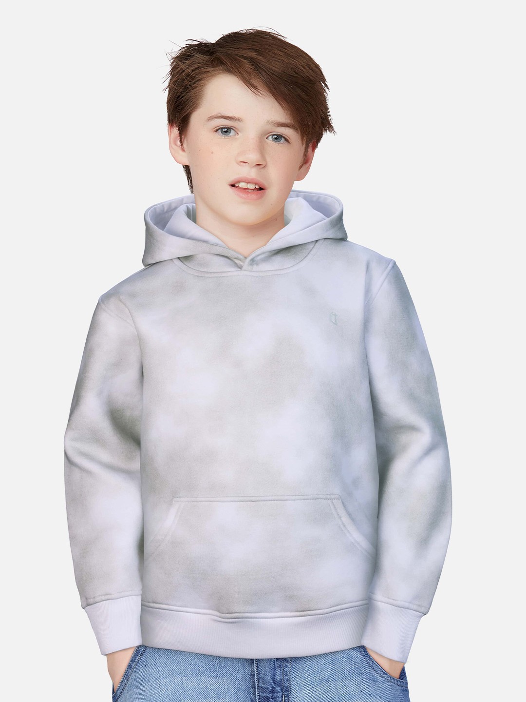 

Gini and Jony Boys Beige Hooded Sweatshirt