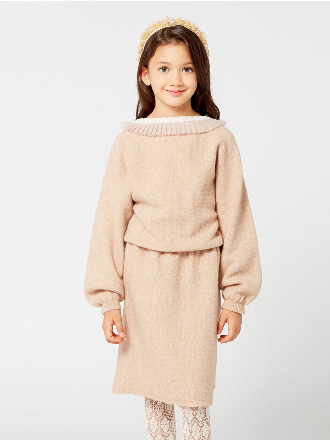 

One Friday Beige Solid Sheath Dress