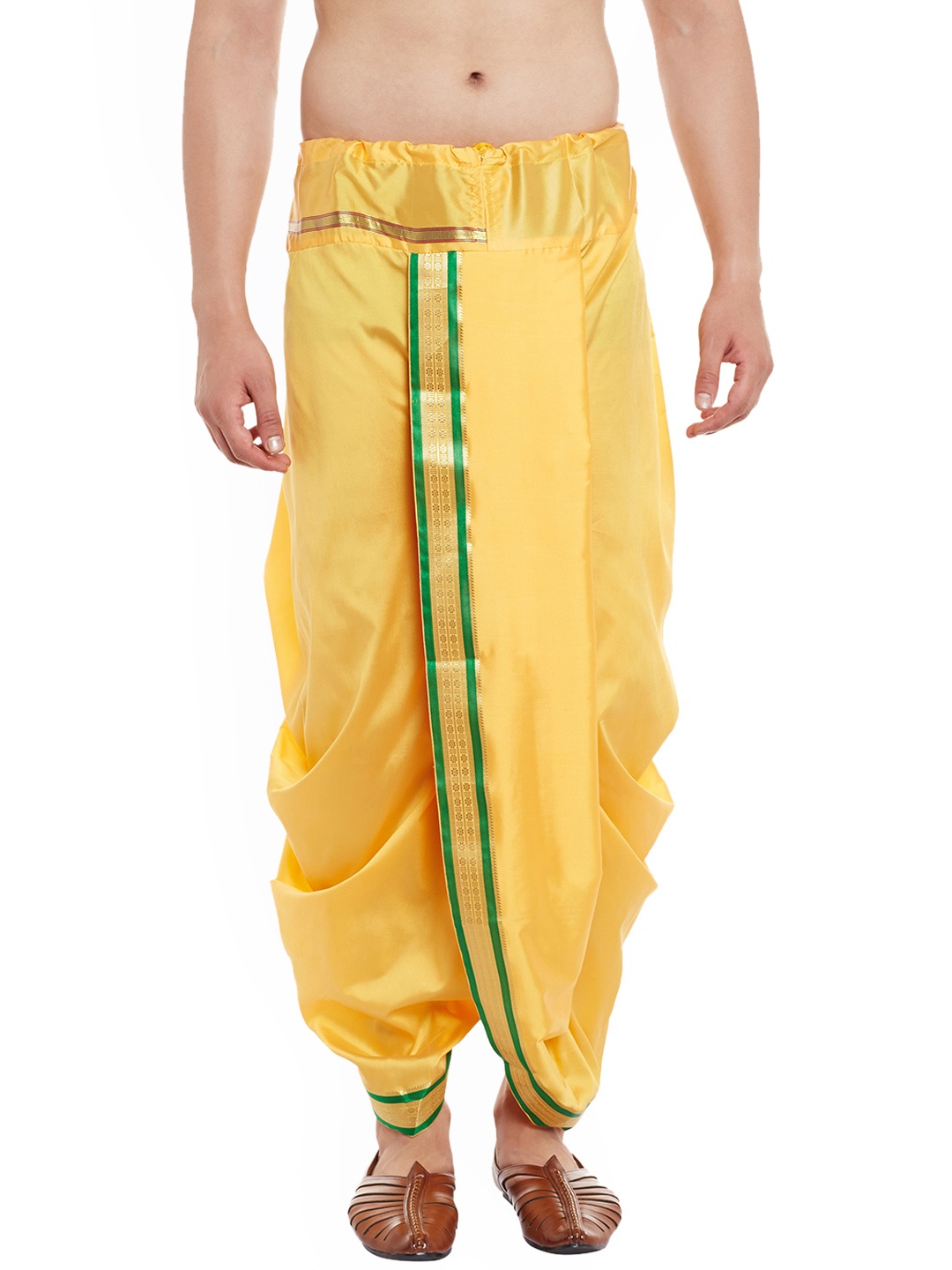 

SOJANYA Yellow Dhoti Pants