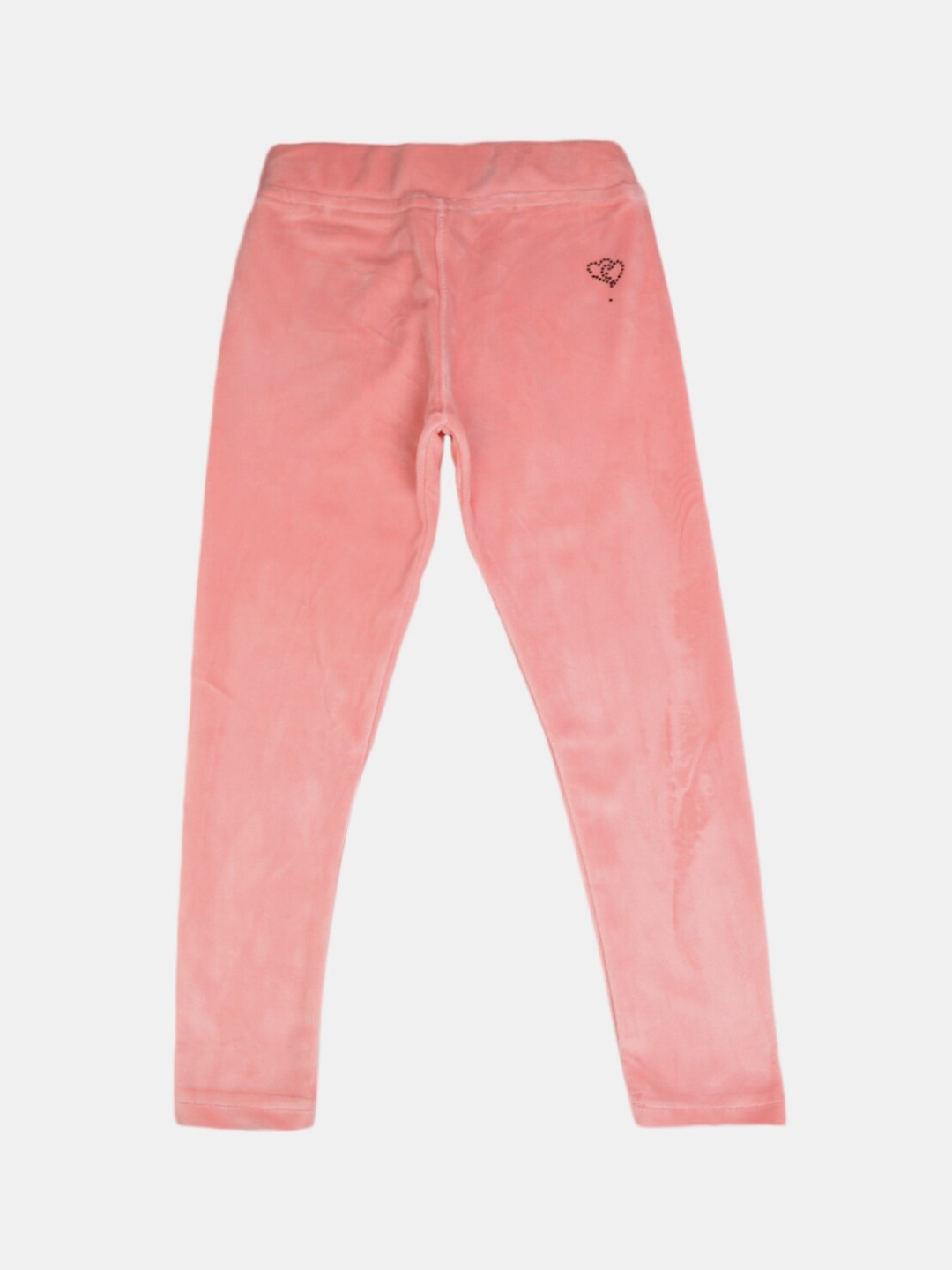 

V-Mart Girls Pink Solid Ankle-Length Leggings