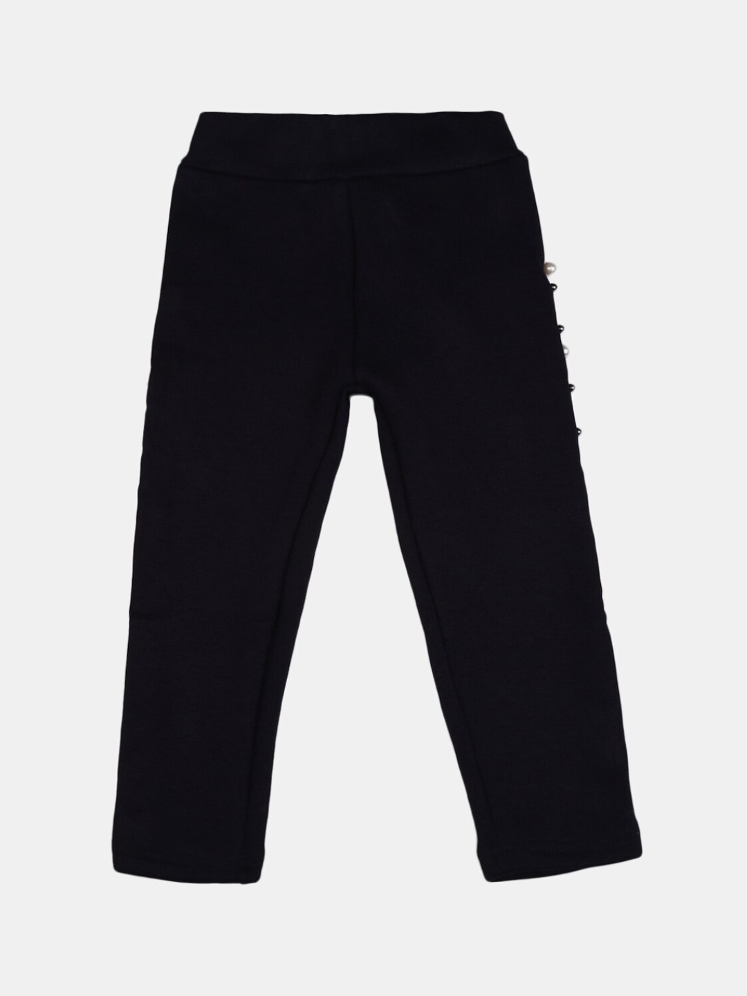 

V-Mart Girls Navy Blue Solid Woolen Leggings