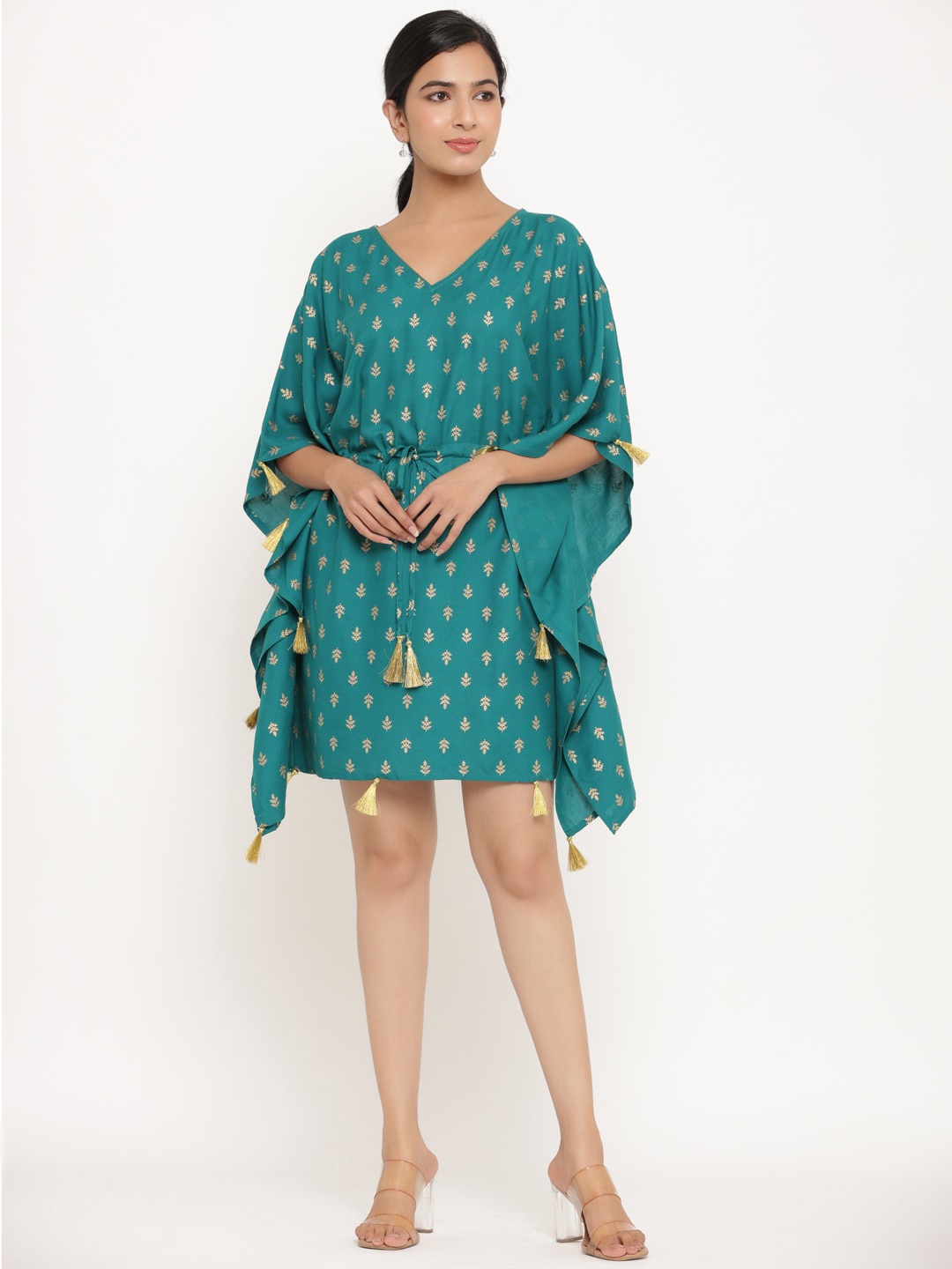 

mirari Women Blue Printed Nightdress
