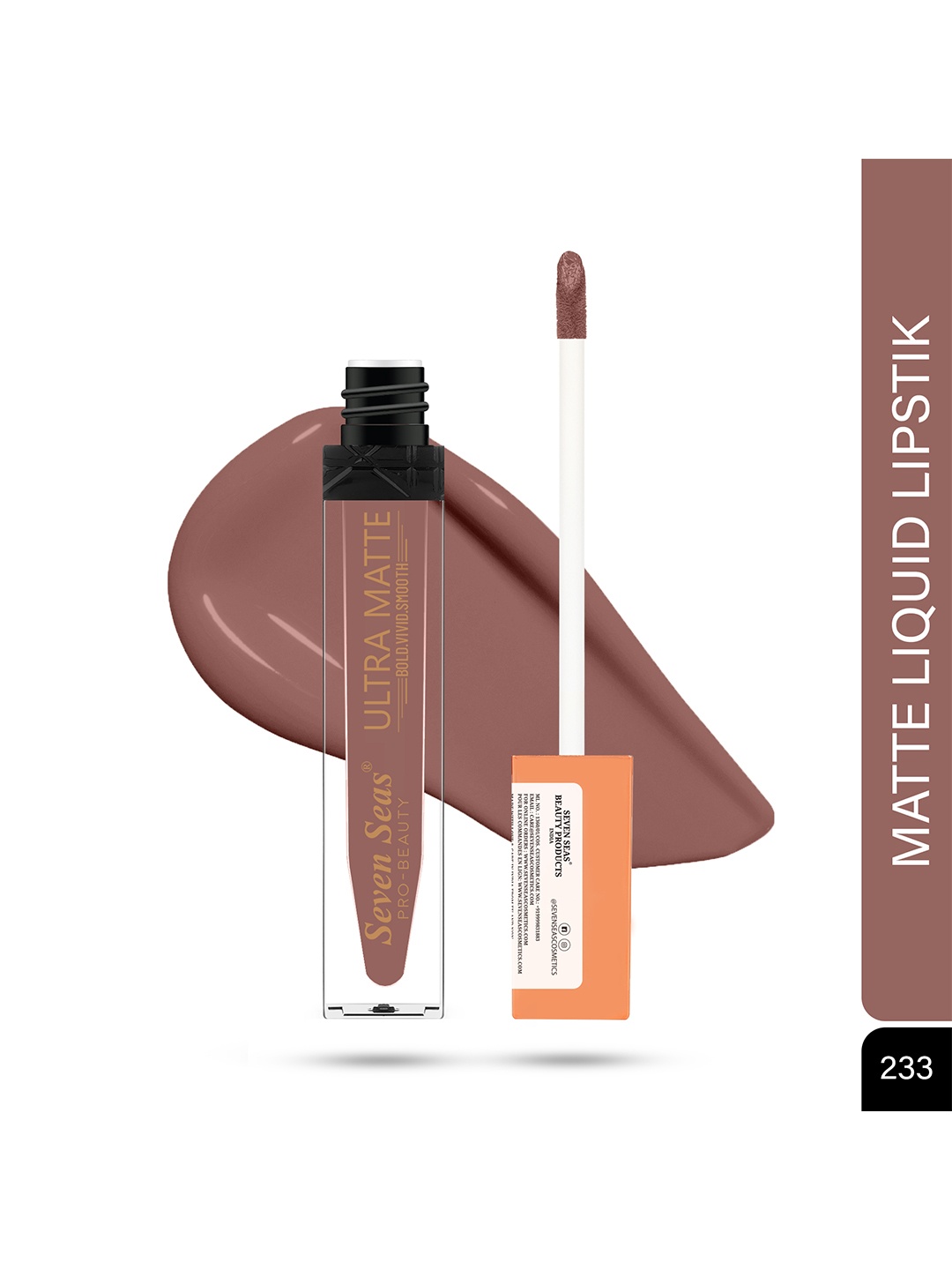 

Seven Seas Transfer-Proof Ultra Matte Liquid Lipstick 9 g - Brown Nude