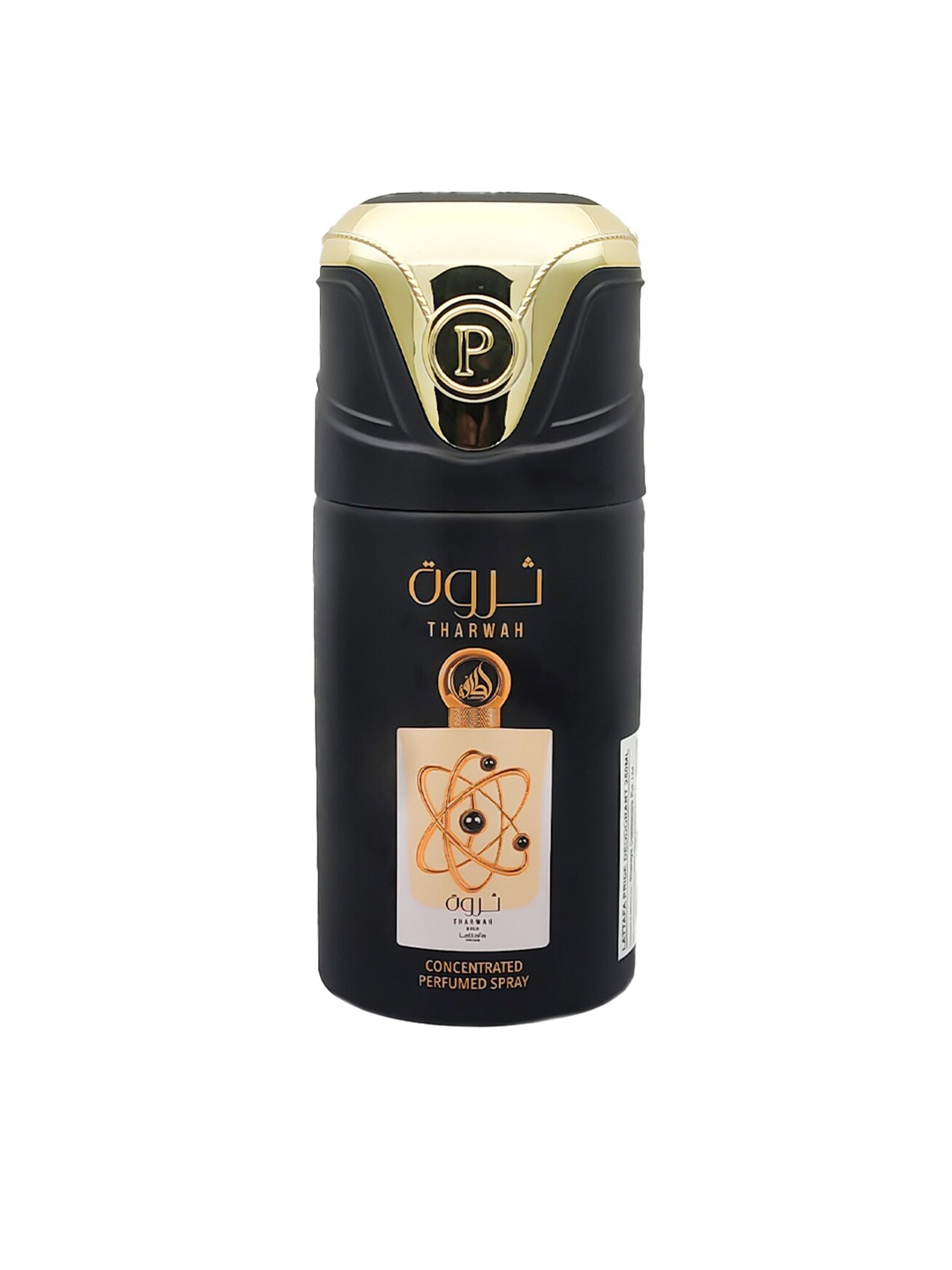 

Lattafa Pride Tharwah Gold Perfumed Body Spray 250ml, Black