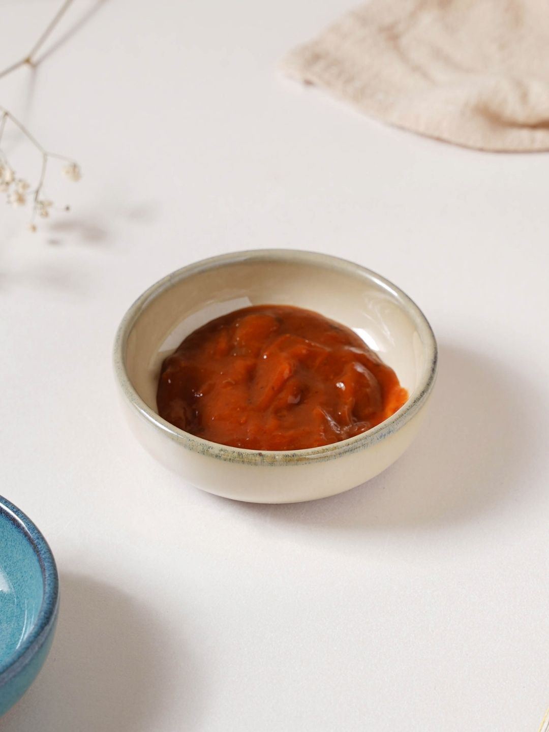 

Nestasia Beige Microwave safe Ceramic Glossy Bowl 50 ml