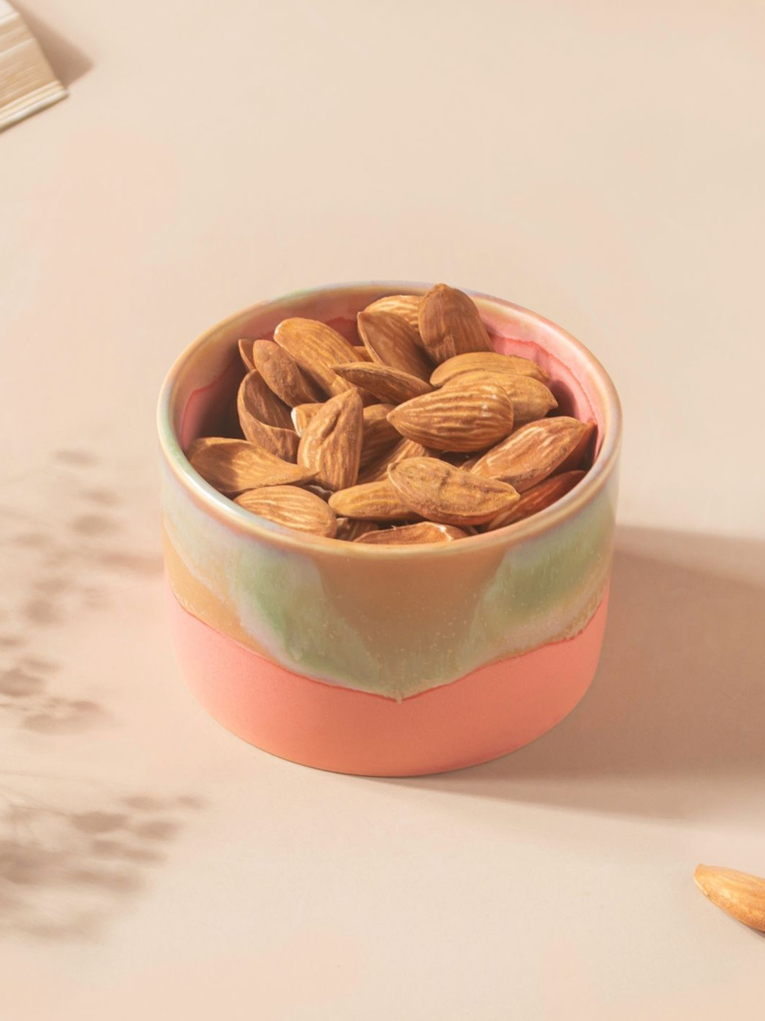 

Nestasia Pink & Beige Microwave safe Printed Ceramic Matte 150 ml