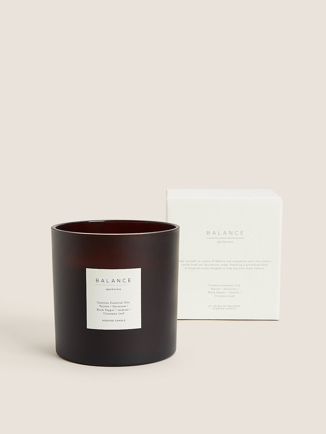 

Marks & Spencer Black Solid Wax Candle Holder
