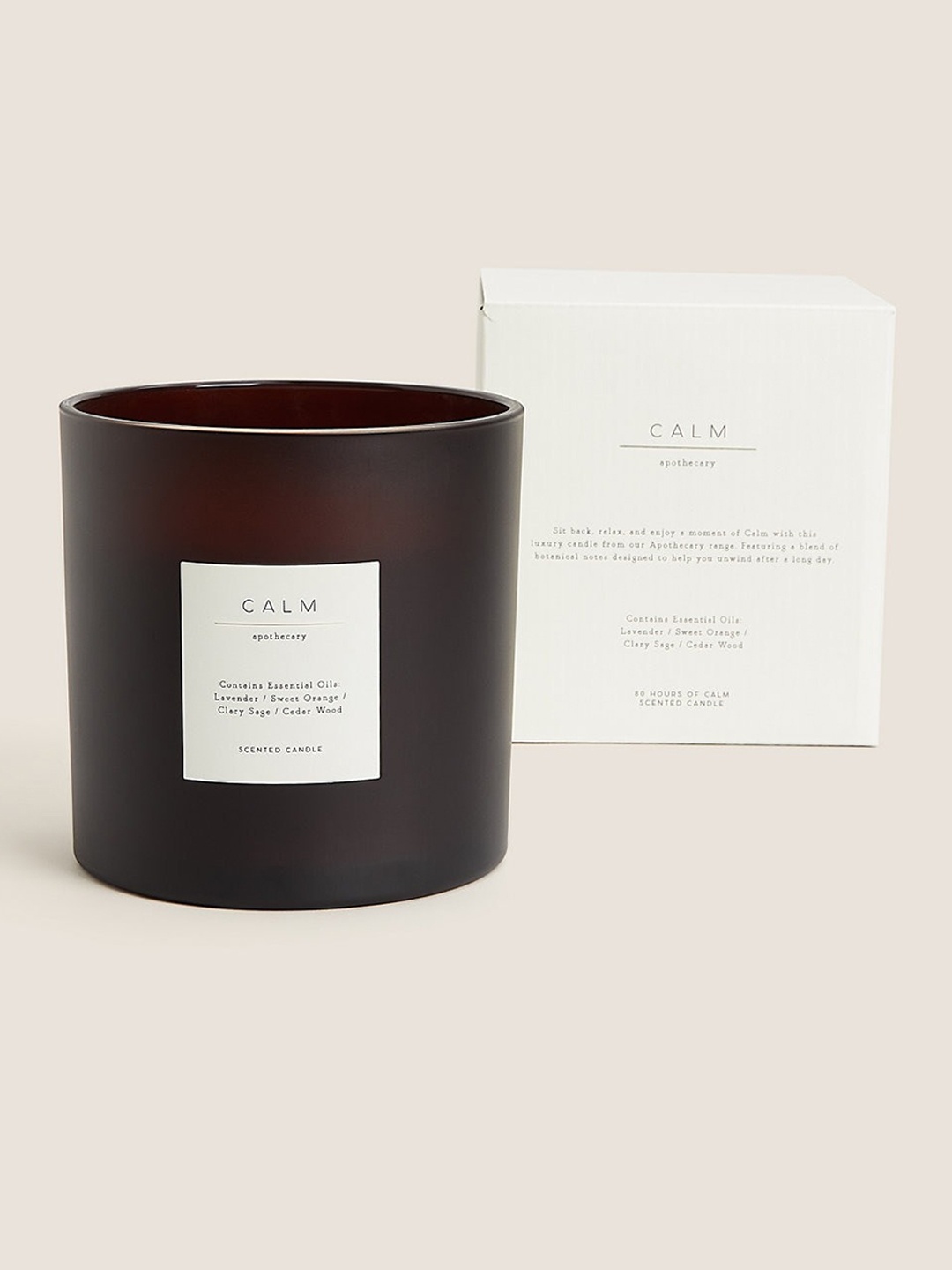 

Marks & Spencer Brown Printed Scented Candles