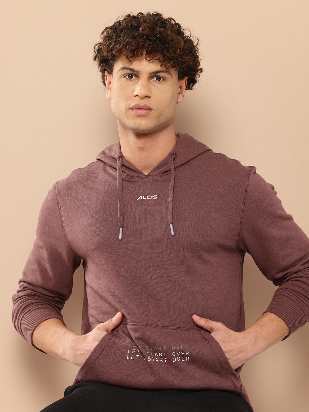 

Alcis Men Brown Printed Sweatshirt