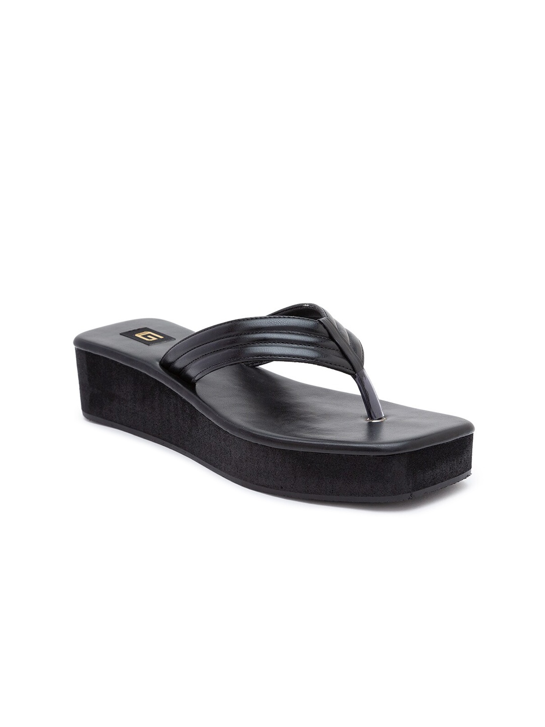 

Sole To Soul Black Flatform Heels