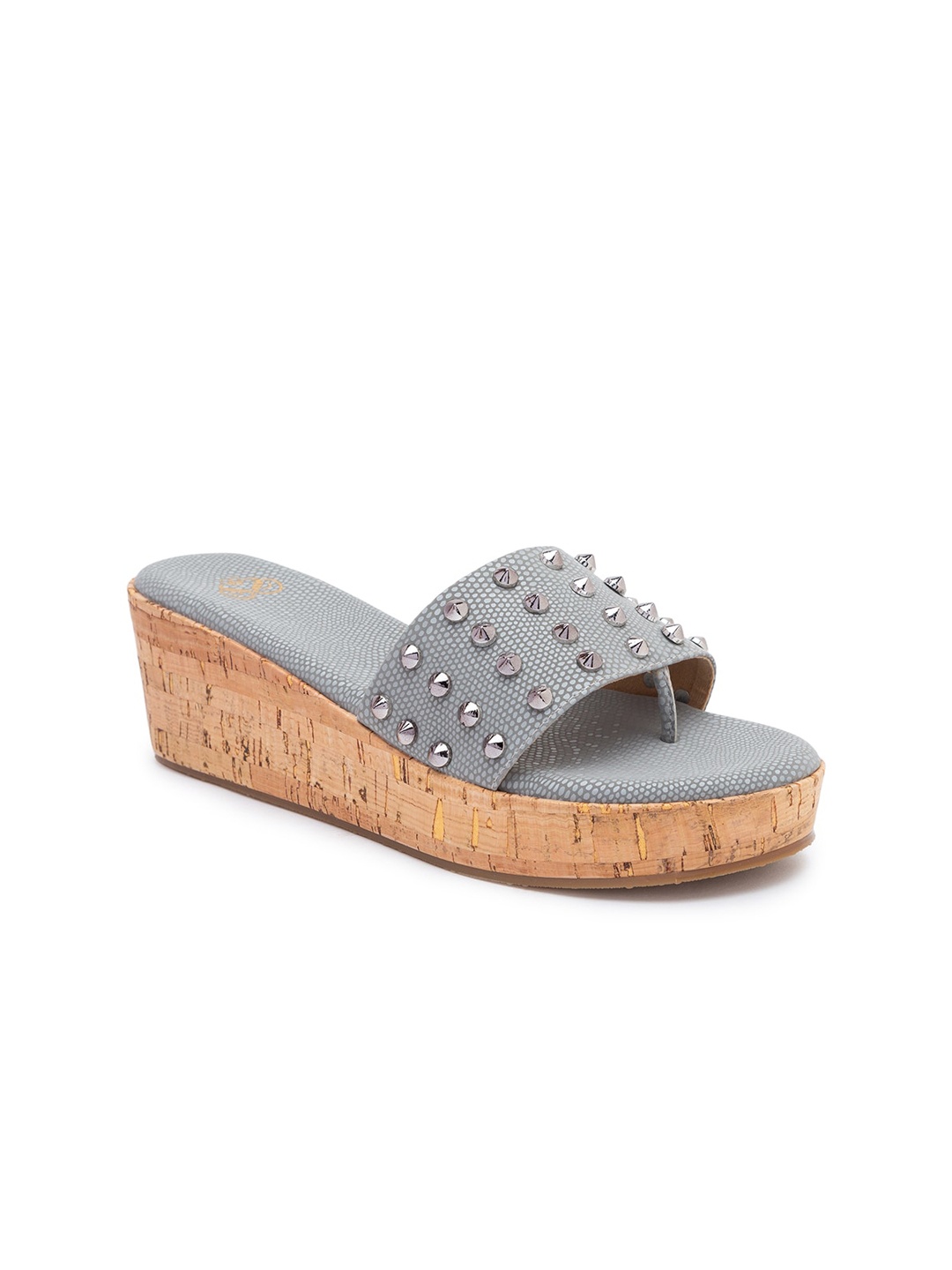 

Sole To Soul Grey Embellished Flatform Heels
