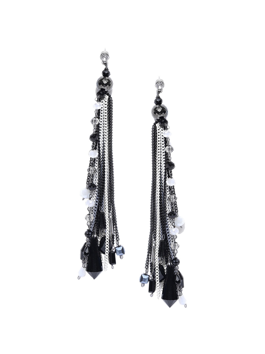 

Designs By Jewels Galaxy Grey Contemporary Drop Earrings
