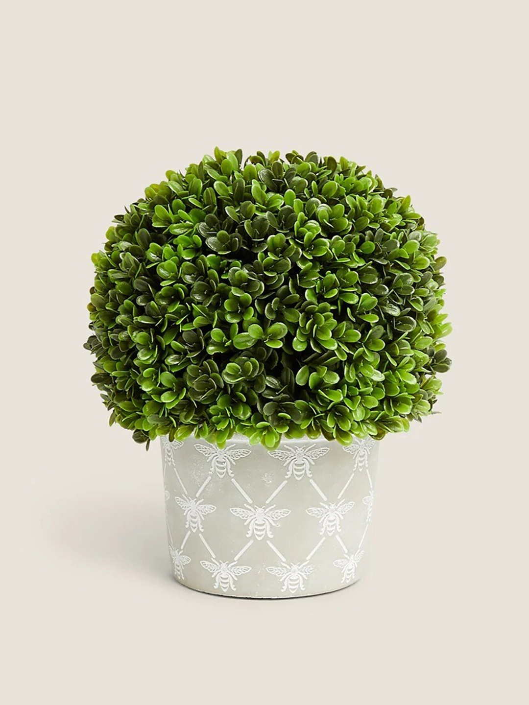 

Marks & Spencer Green & White Printed Artificial Plant With Pot