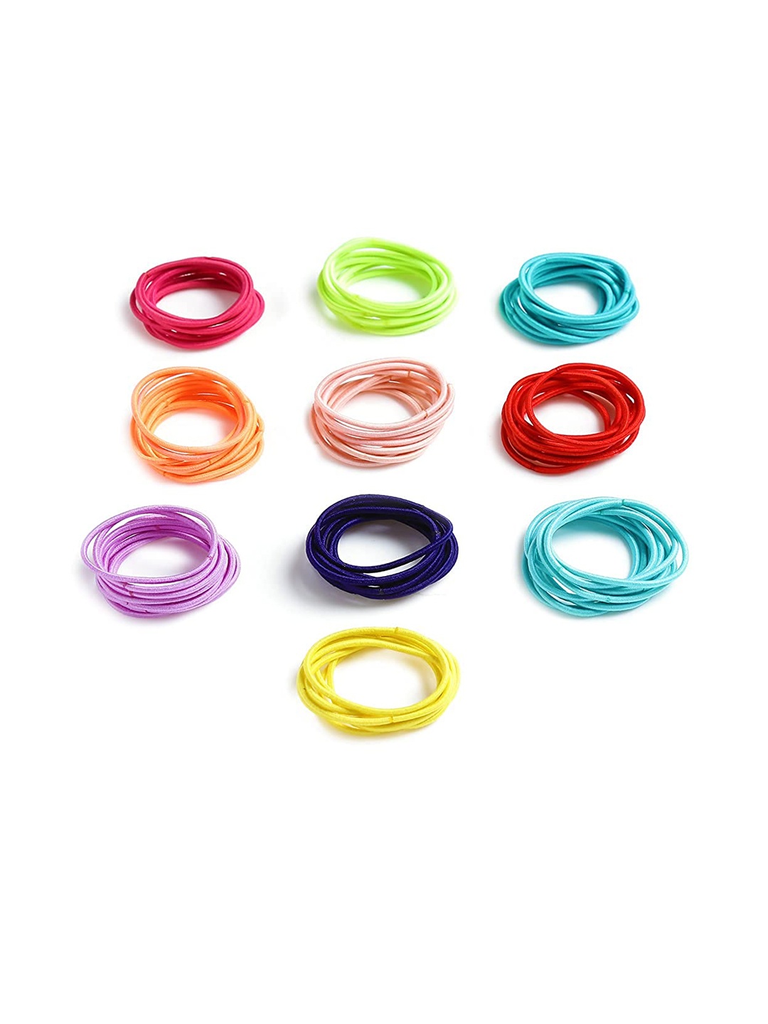 

CHANDERKASH Pack Of 50 Women's Multicolor Rubber Band, Multi