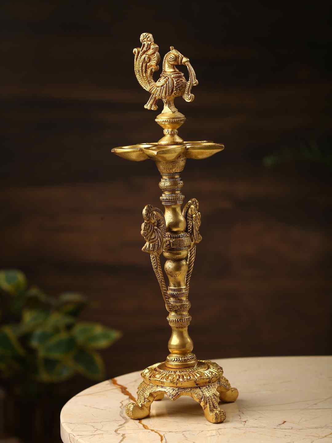 

Amoliconcepts Gold-Toned Solid Diyas