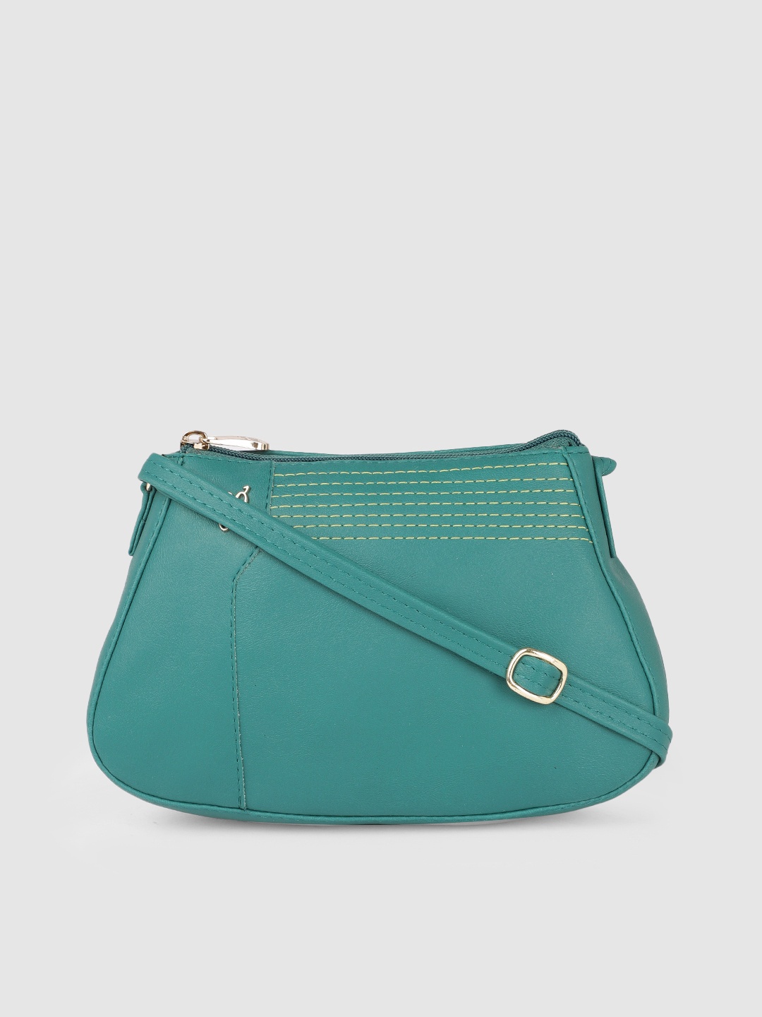 

Baggit Teal Green Solid Sling Bag