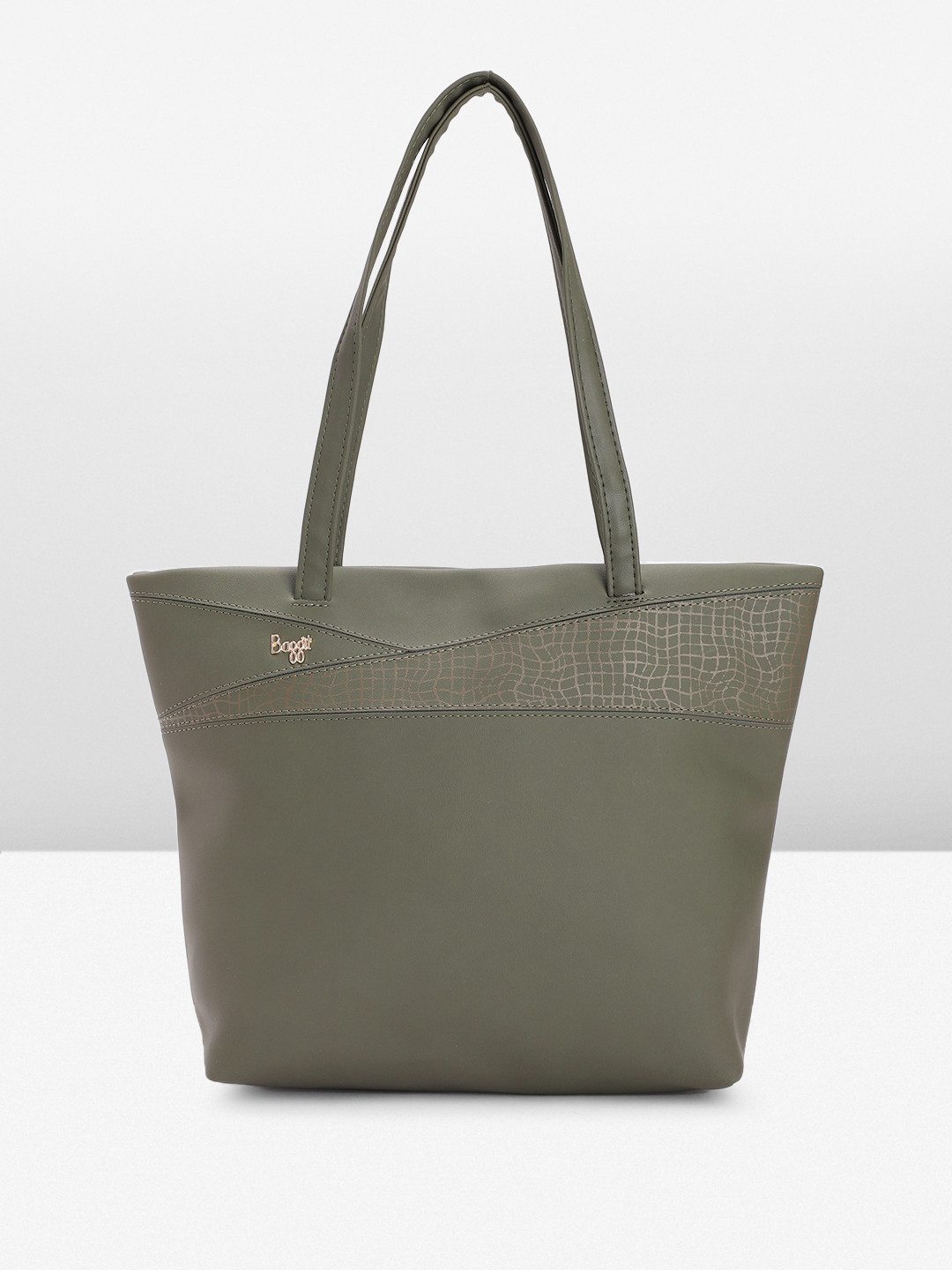 

Baggit Women Solid Shoulder Bag, Olive