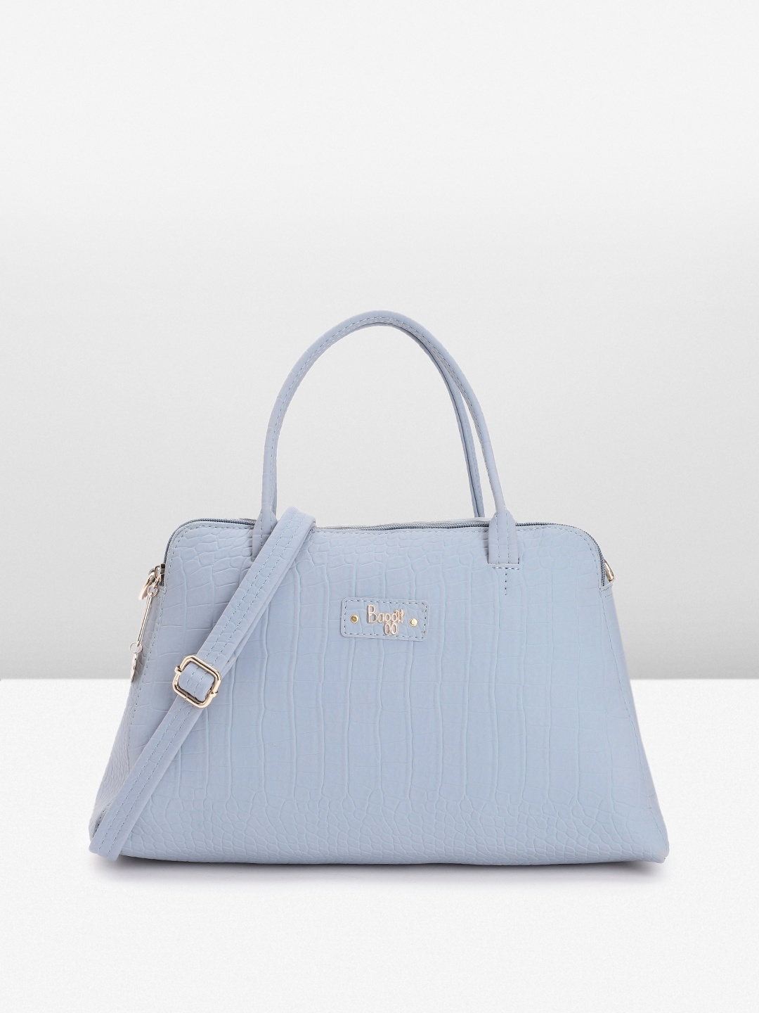 

Baggit Textured Handheld Bag, Blue