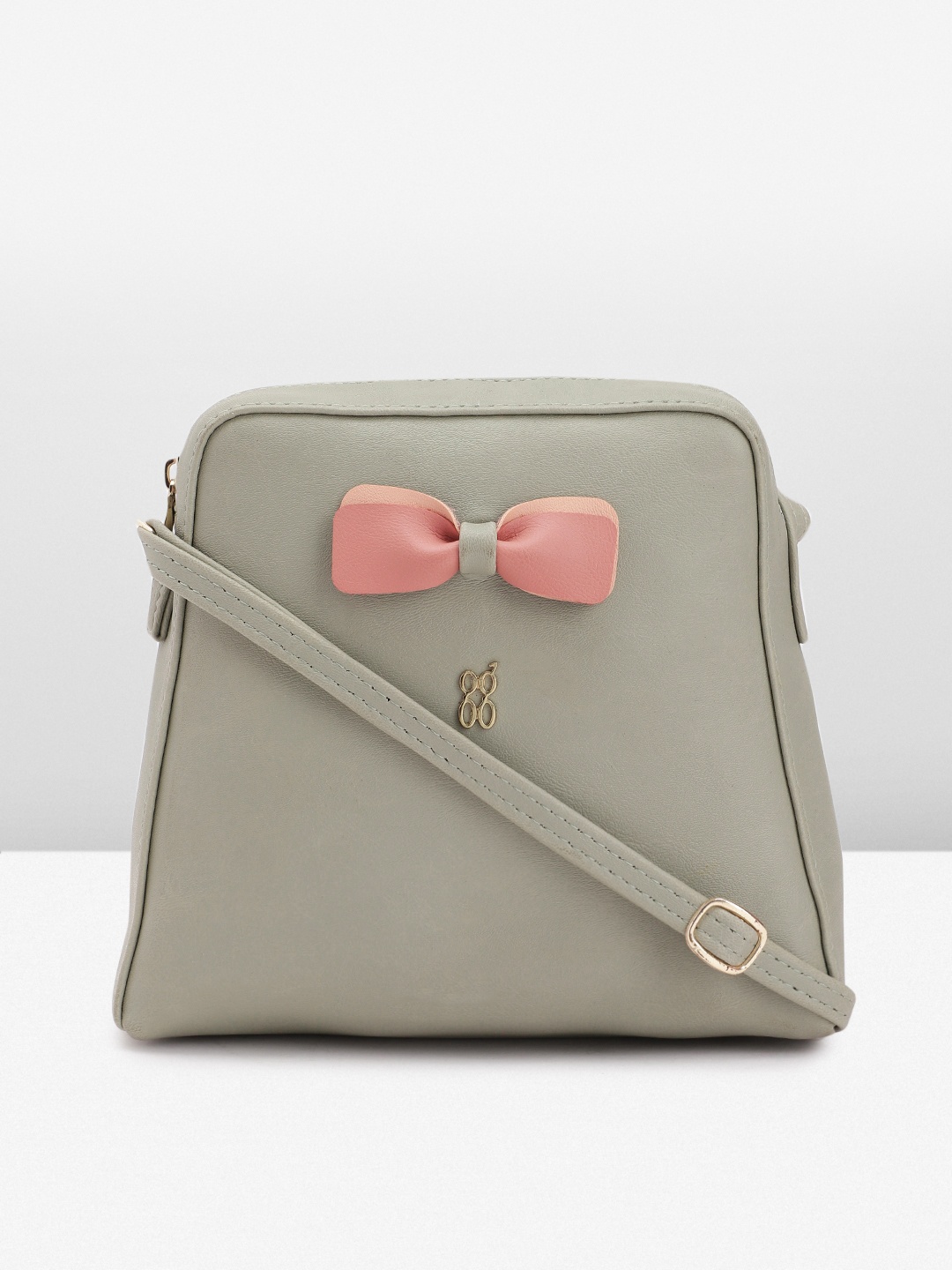 

Baggit Women Solid Sling Bag, Green