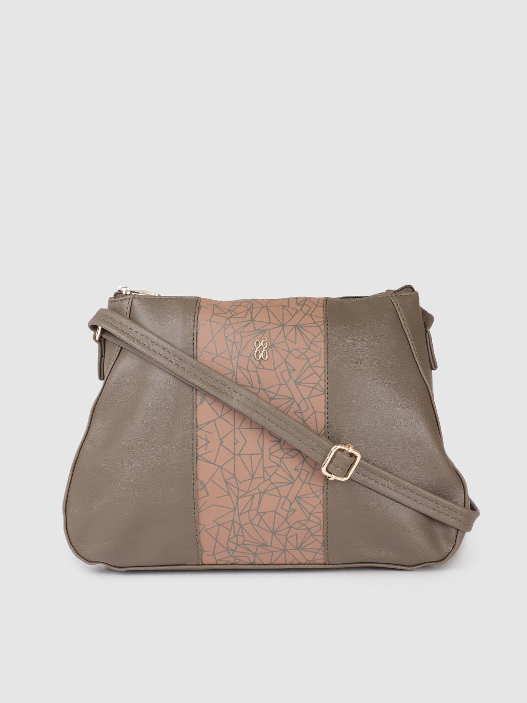 

Baggit Green Printed Sling Bag