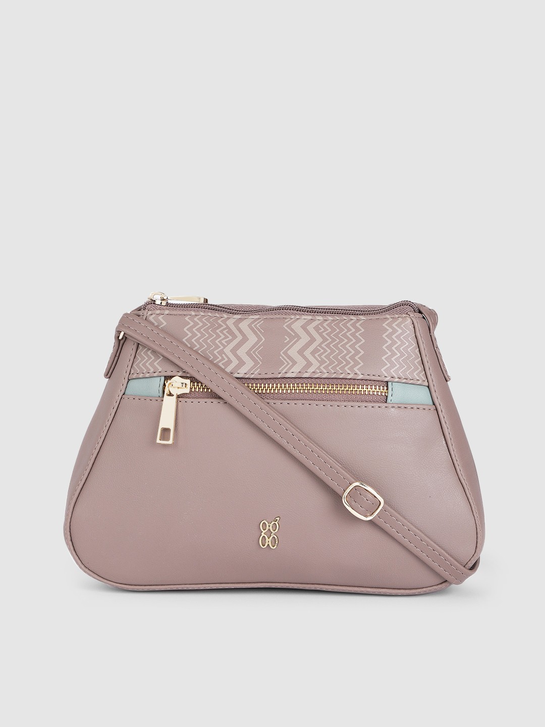 

Baggit Beige Solid Sling Bag