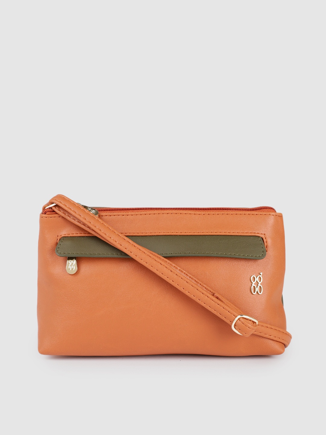 

Baggit Orange Solid Sling Bag