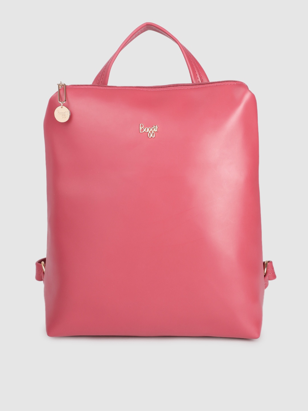 

Baggit Women Solid Backpack, Pink