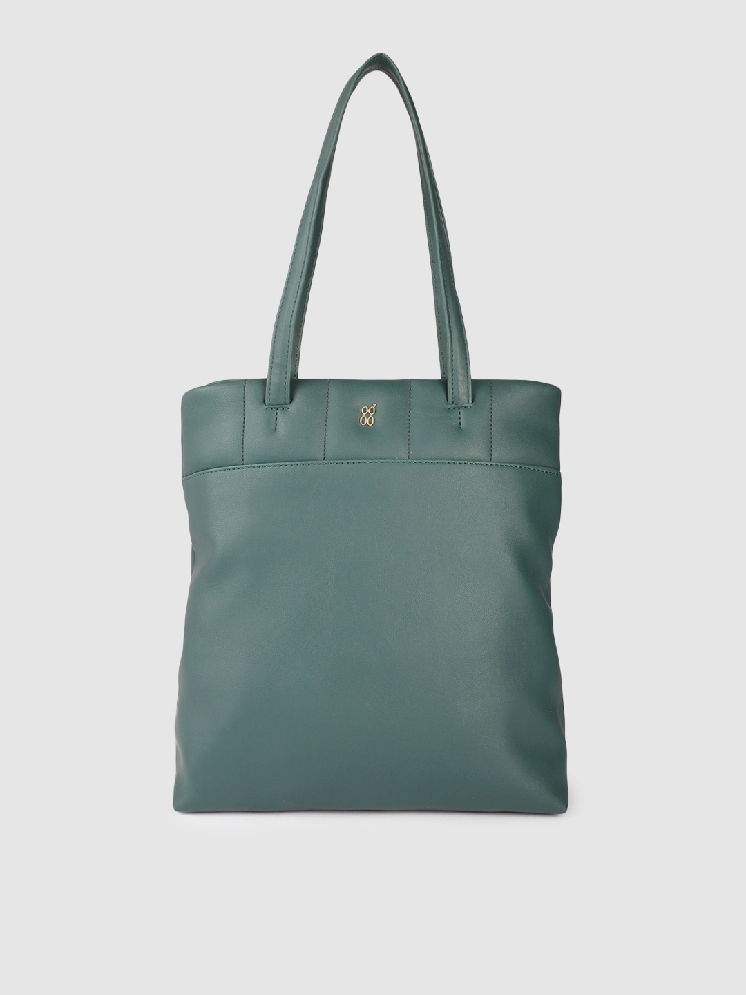 

Baggit Teal Green Solid Shoulder Bag