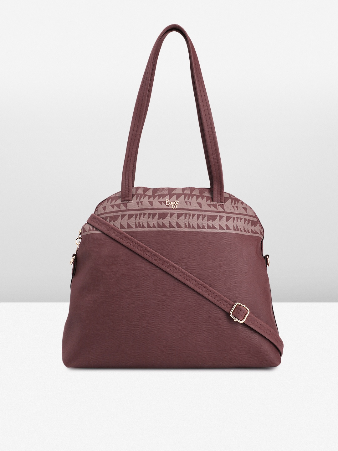 

Baggit Printed Shoulder Bag, Burgundy