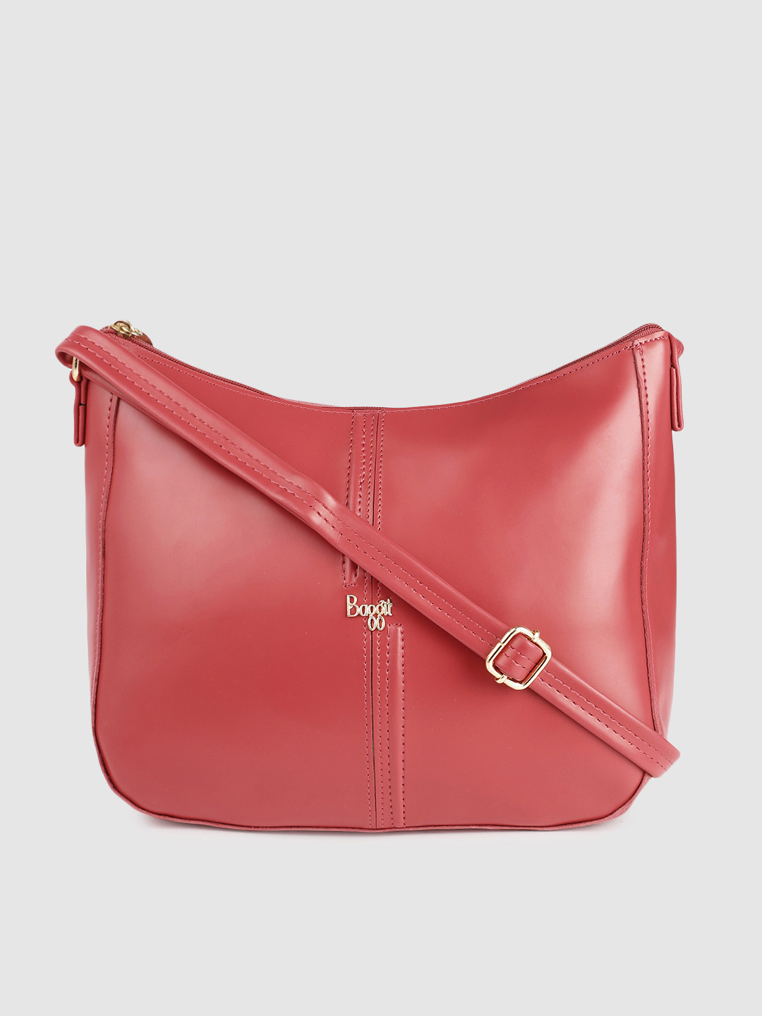 

Baggit Solid Sling Bag, Coral