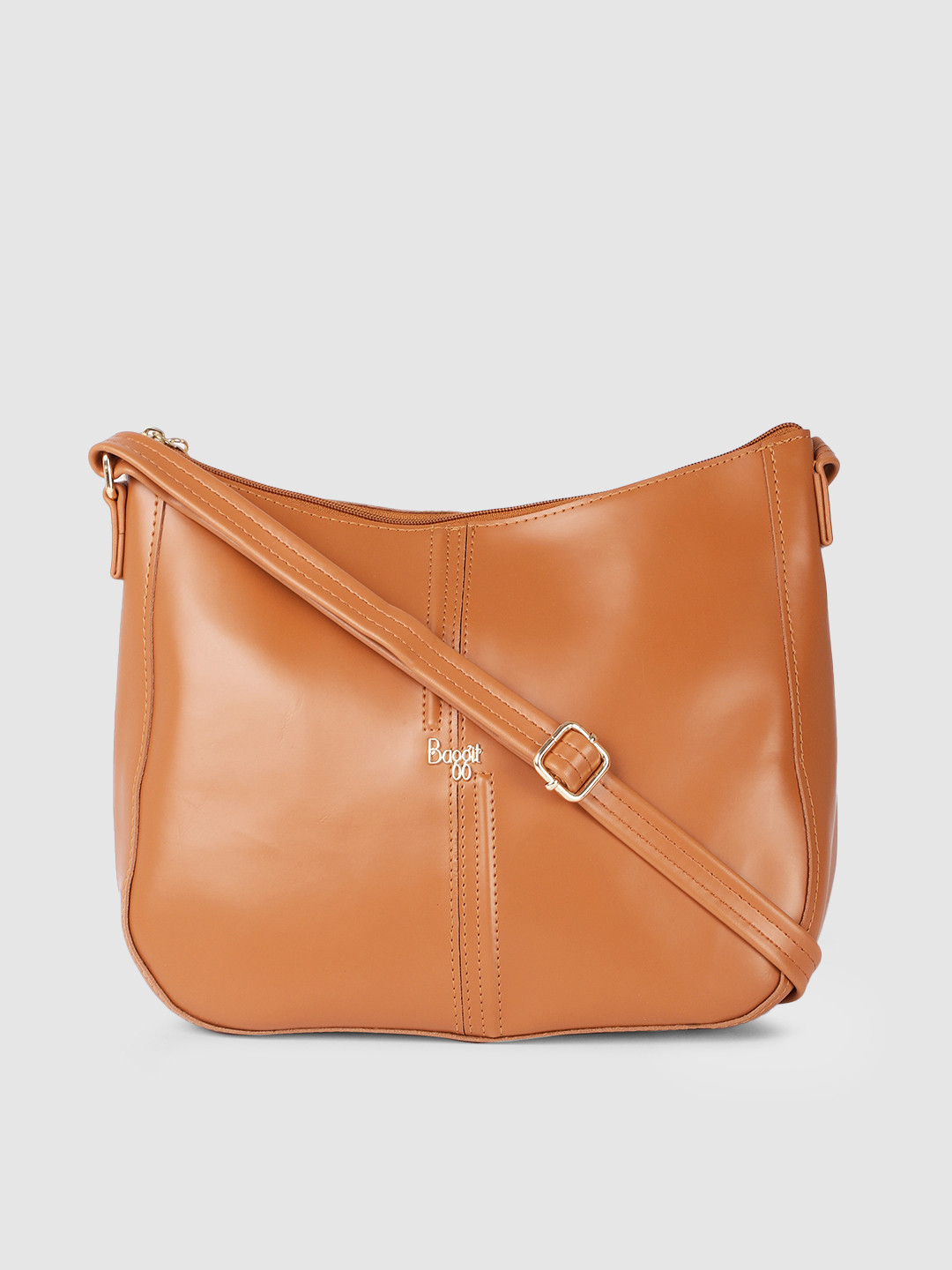 

Baggit Structured Sling Bag, Brown
