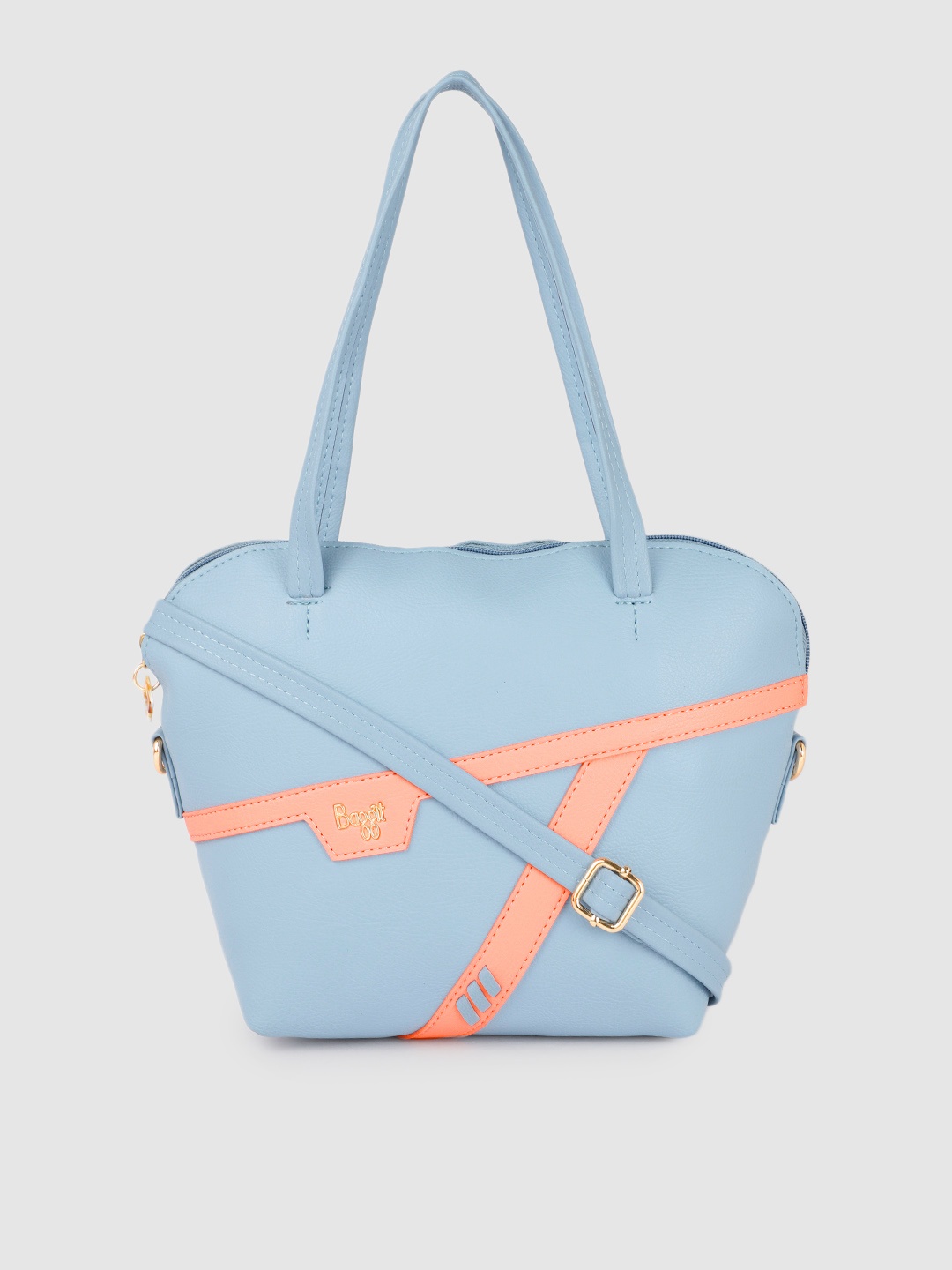 

Baggit Blue Solid Shoulder Bag